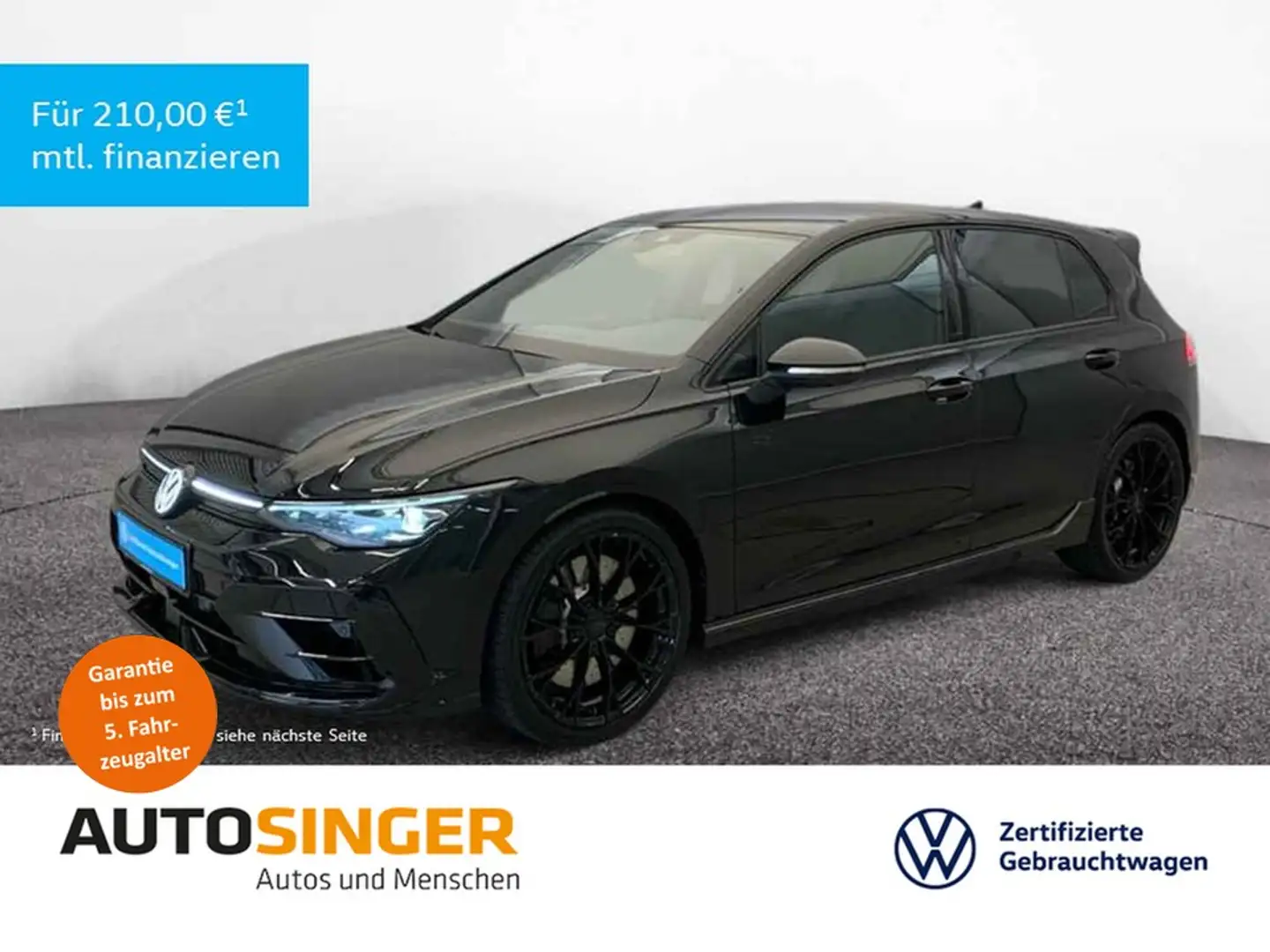Volkswagen Golf R Golf R *FACELIFT*BLACK*AHK*AREA*HUD*MATRIX*ACC* Nero - 1