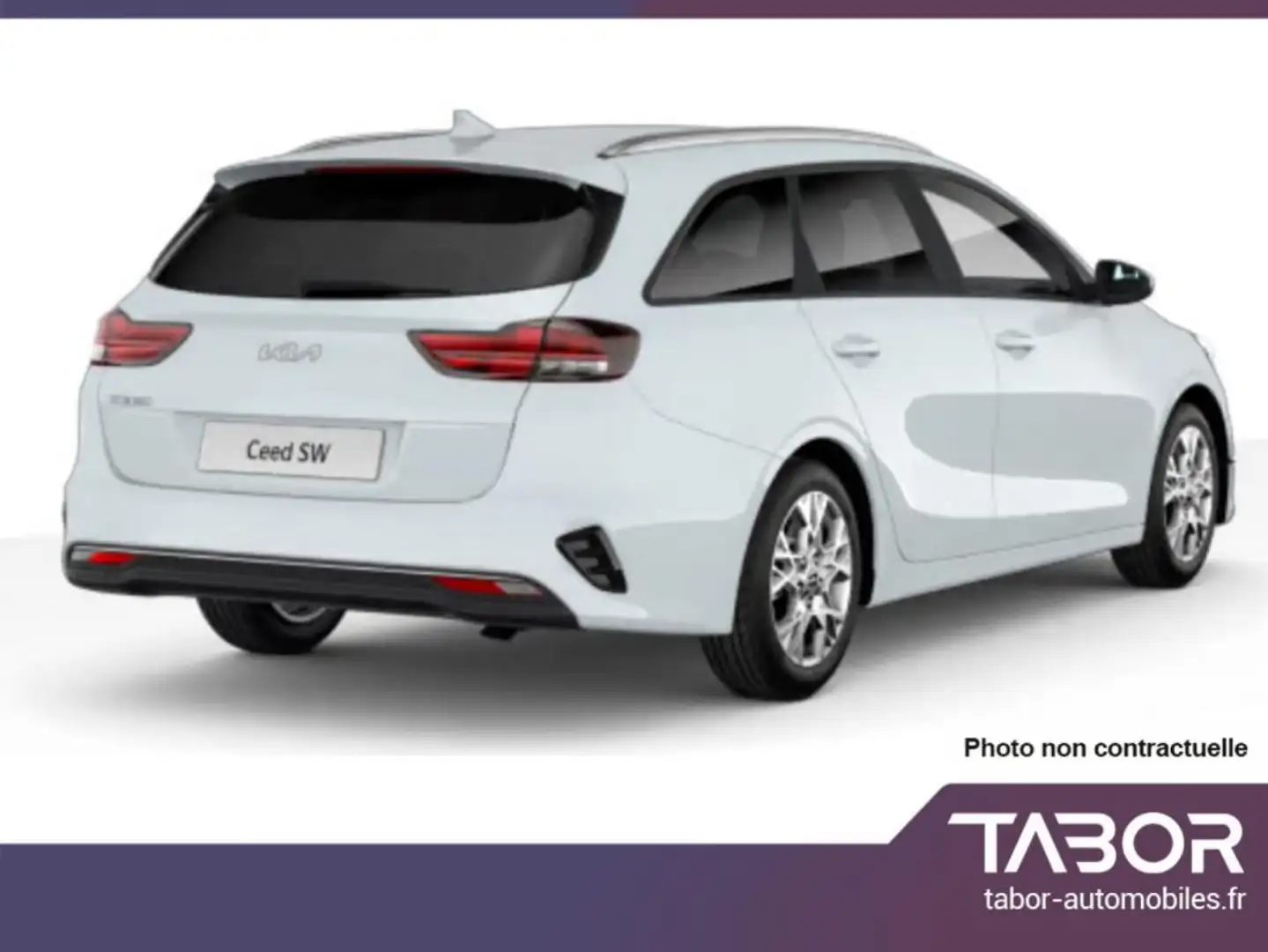 Kia Sportswagon Ceed SW 1.5 TGDI 140 AT GPS SHZ Cam LE Blanc - 2