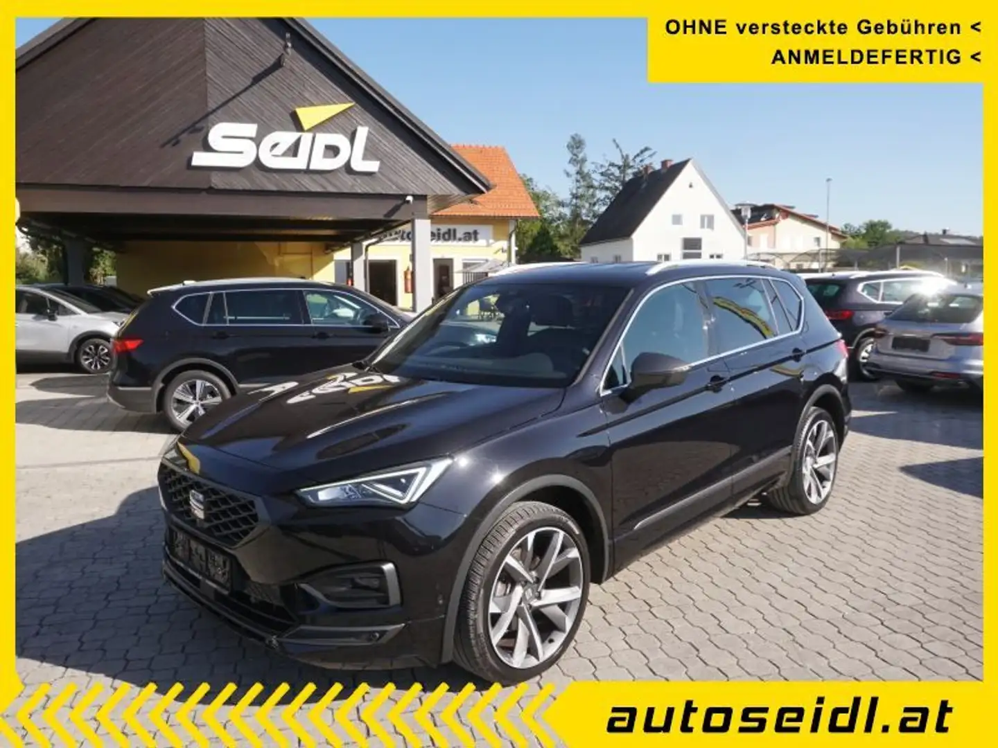 SEAT Tarraco 2,0 TDI FR DSG *7-SITZE+TOPAUSSTATTUNG* Schwarz - 1
