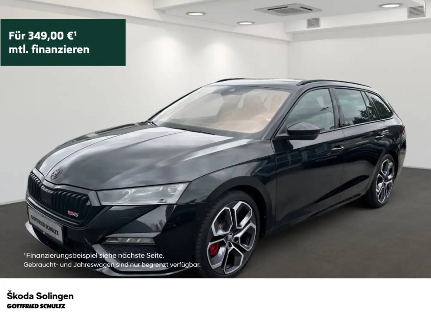 Skoda Octavia Combi RS 2.0 TSI DSG   AHK   Kamera   Pano   Matri Schwarz - 1