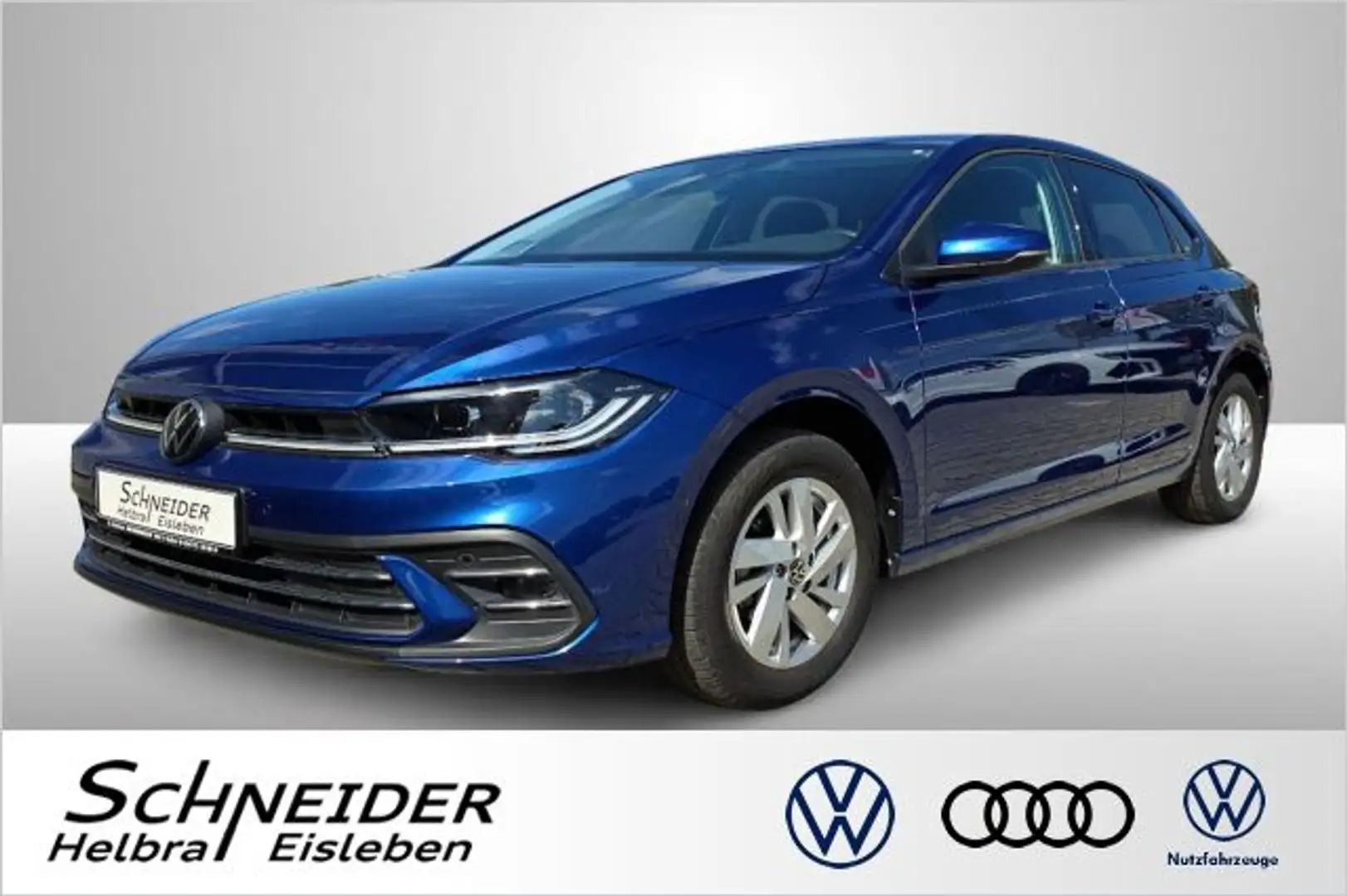 Volkswagen Polo 1.0 TSI DSG STYLE+NAVI+CAM+MATRIX+SIDE+LANE Blau - 1