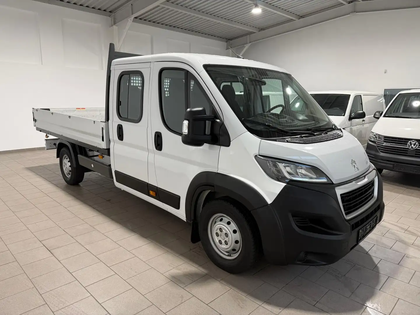 Peugeot Boxer 35 Pritsche-Doka (7-Si.),Maxi,Klima,Radio Blanc - 2
