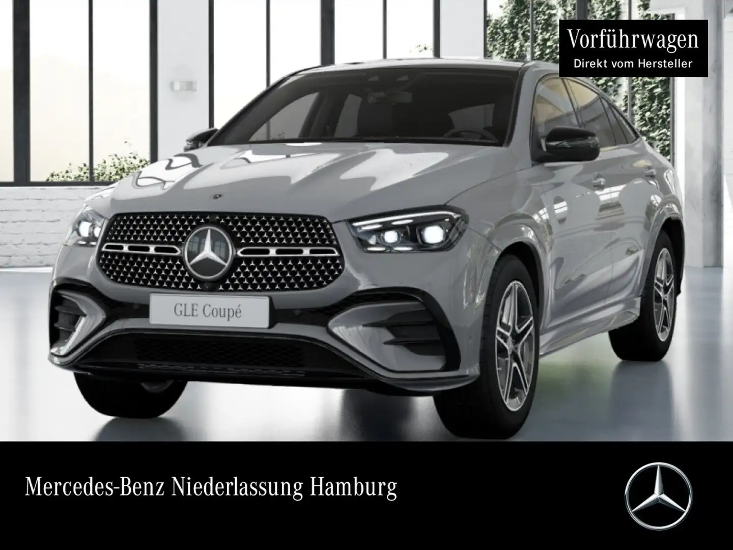 Mercedes-Benz GLE 450 d Coupé 4M AMG+NIGHT+PANO+360+AHK+SPUR+9G Grau - 1