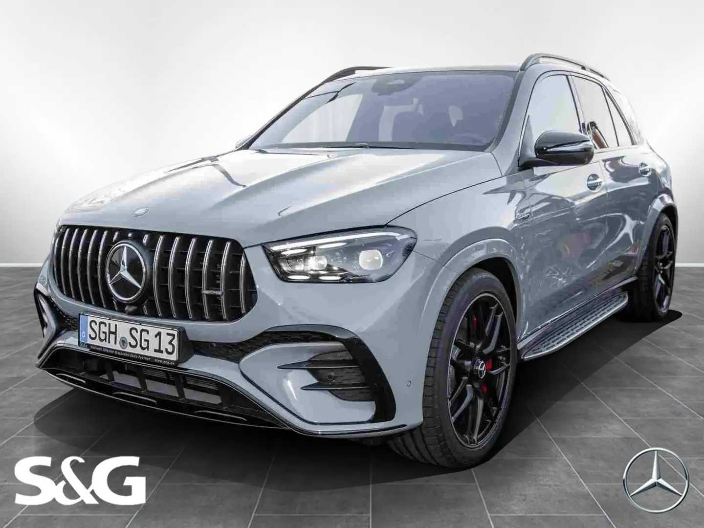 Mercedes-Benz GLE 53 AMG 4M+ MBUX+360°+M-LED+Pano+AHK+Distroni Grau - 1