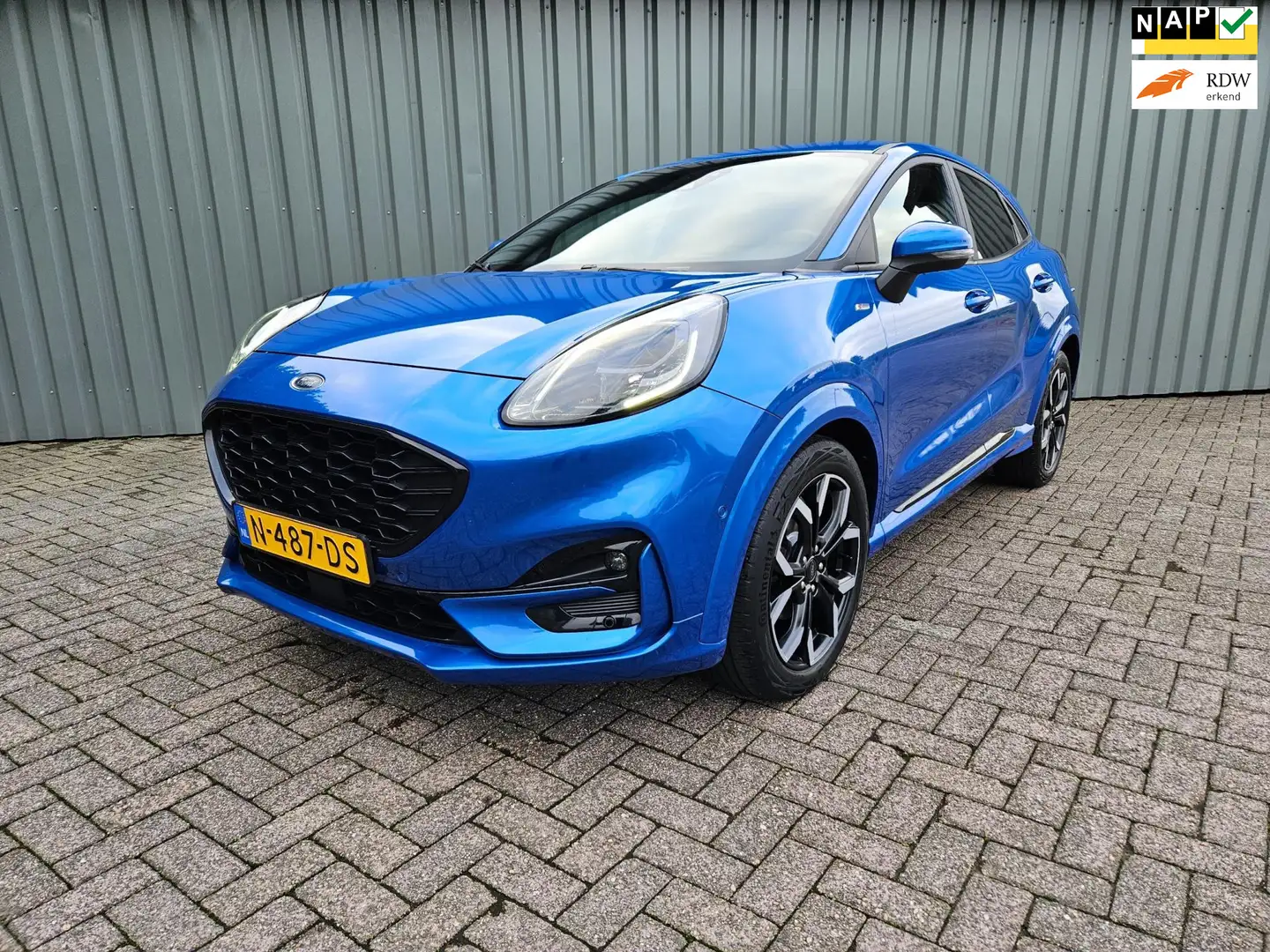 Ford Puma 1.0 EcoBoost 125Pk Hybrid ST-Line X Camera Navi St Blauw - 1