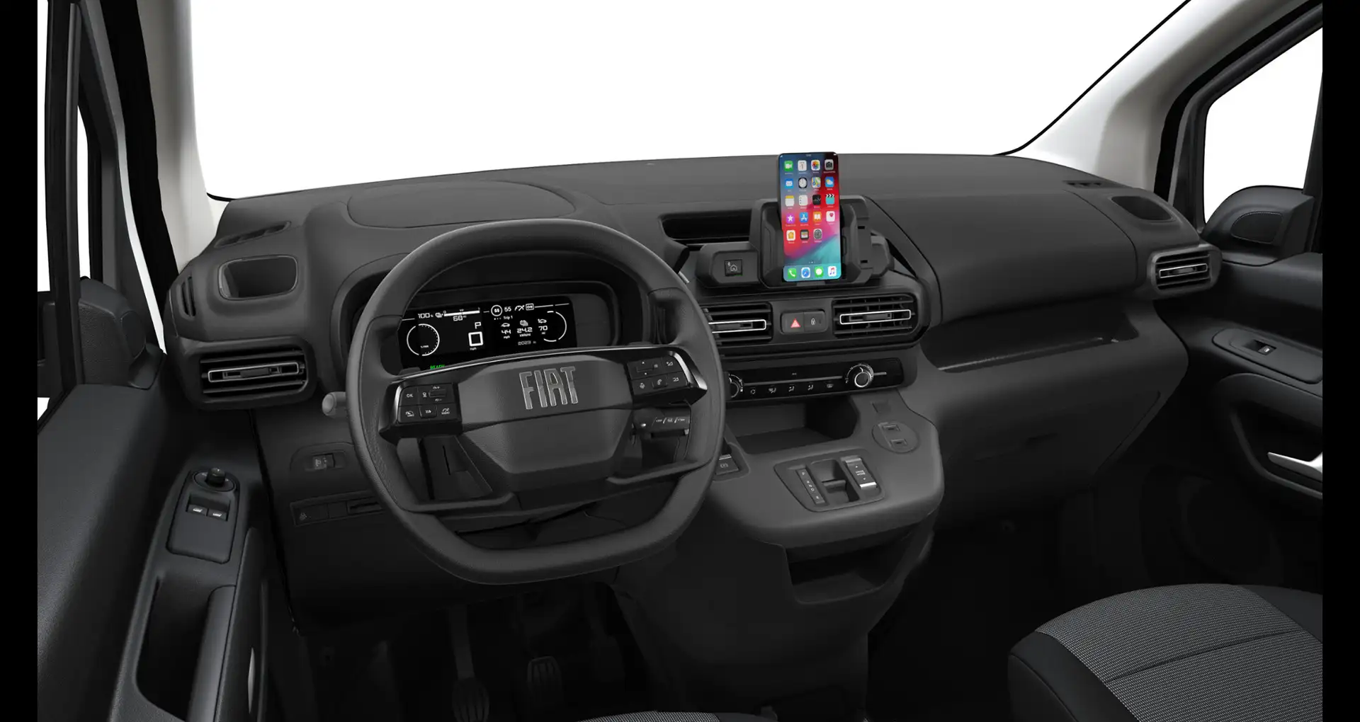 Fiat E-Doblo 136 L1 50 kWh | TOT 8 JAAR GARANTIE! Weiß - 2