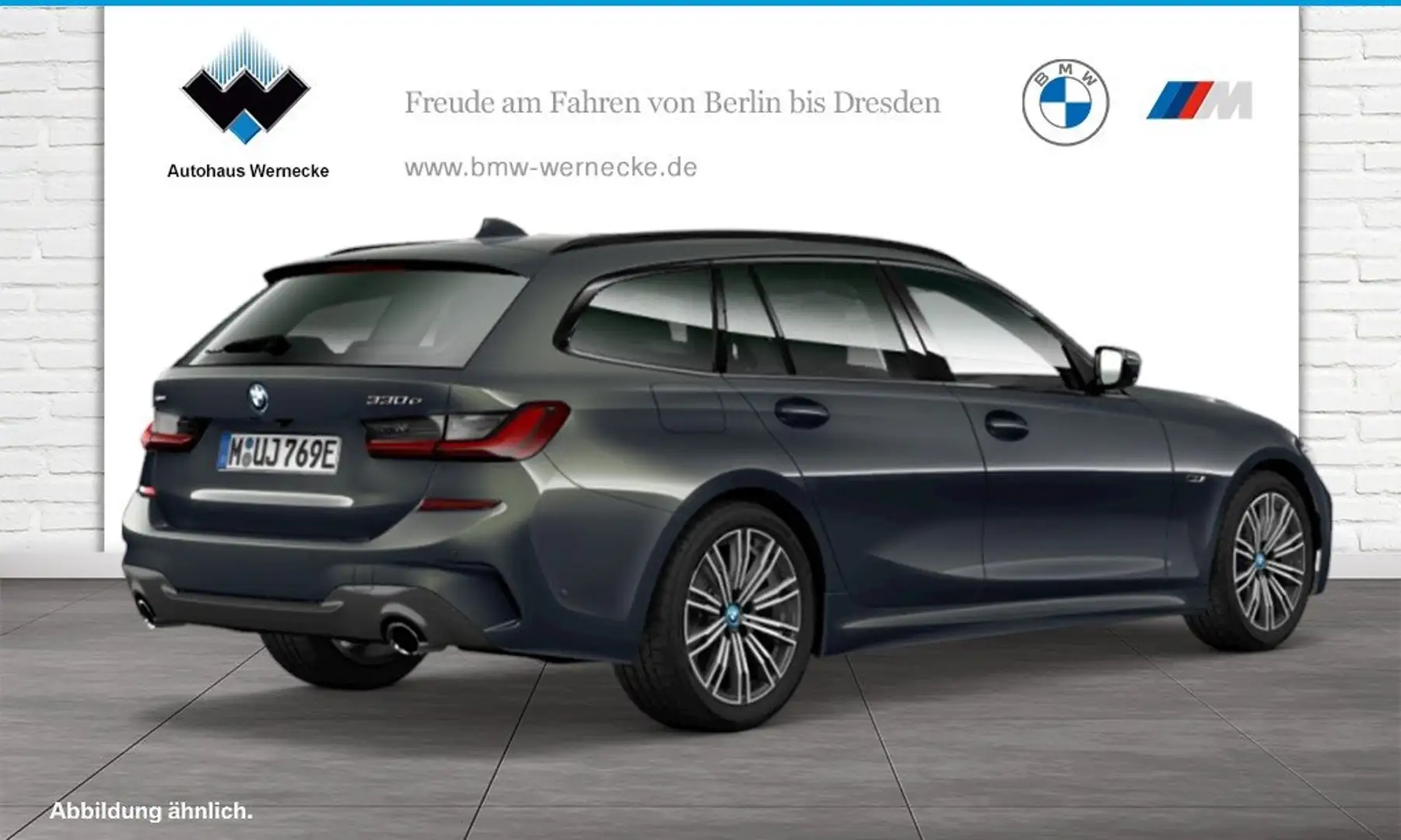BMW 330 e xDrive Touring M Sport Head-Up HiFi DAB Grigio - 2