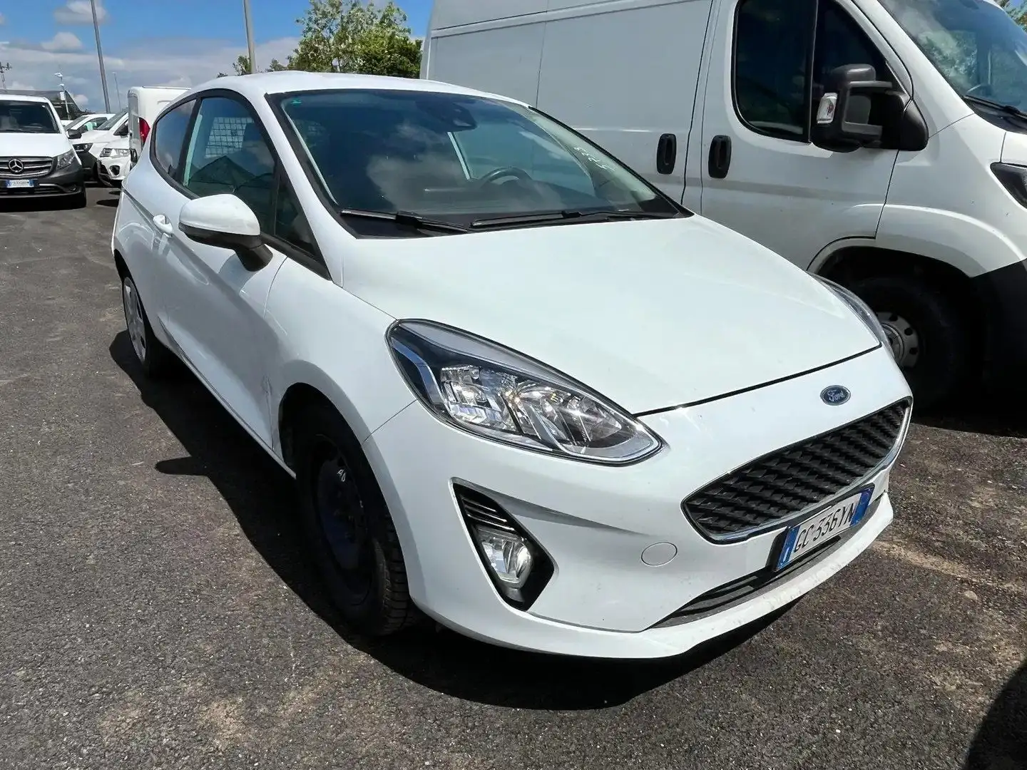 Ford Fiesta 5p 1.5 tdci  VAN -  targa GC336YN Bianco - 2