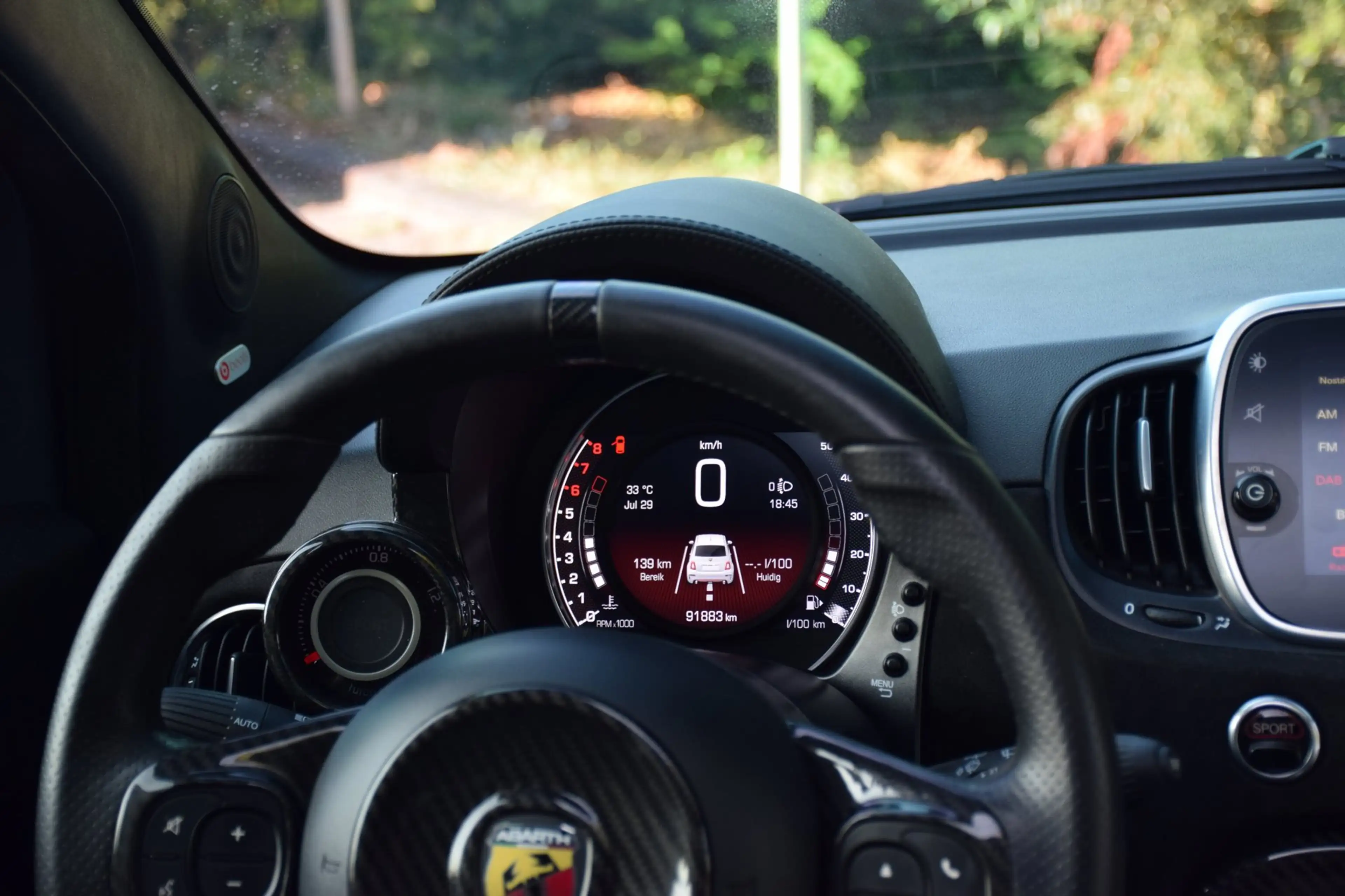 Fiat 500 Abarth Turismo Pack Rosso/Garantie/Carplay/Carbon — photo 15