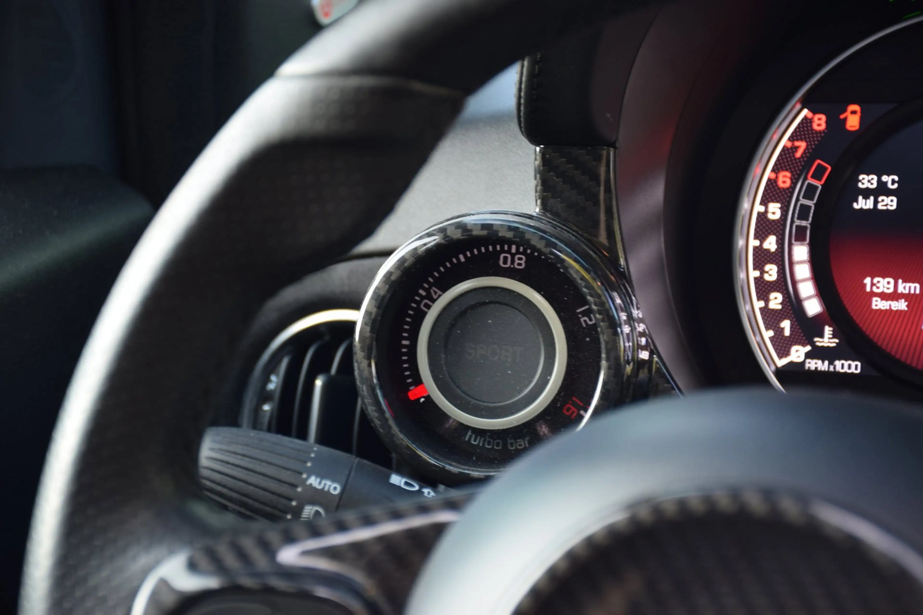 Fiat 500 Abarth Turismo Pack Rosso/Garantie/Carplay/Carbon — photo 12