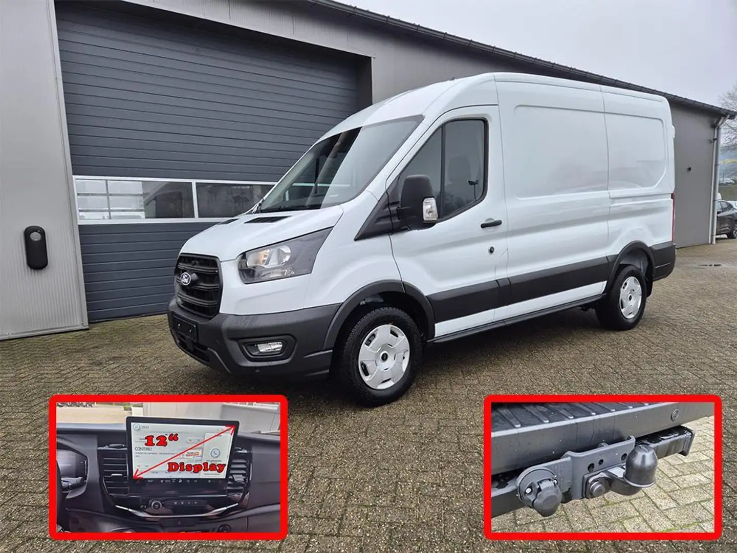 Ford Transit L2H2 2.0 EcoBlue 130PS Trend 3,5t 2-Sitzer AHK ... Weiß - 1