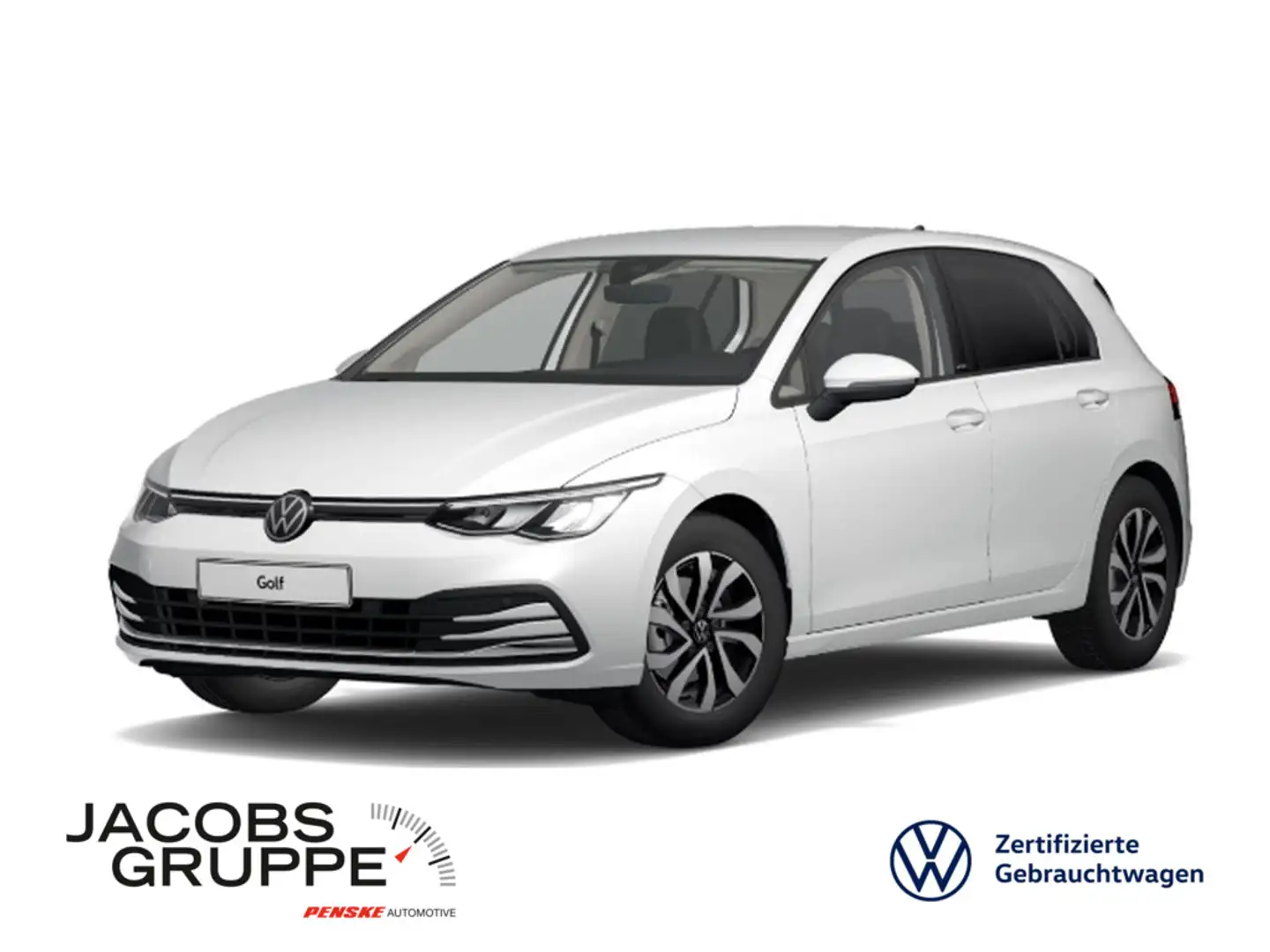 Volkswagen Golf VIII Lim. 1.0 eTSI DSG Navi*CAM*ACC*SHZ Active Weiß - 1
