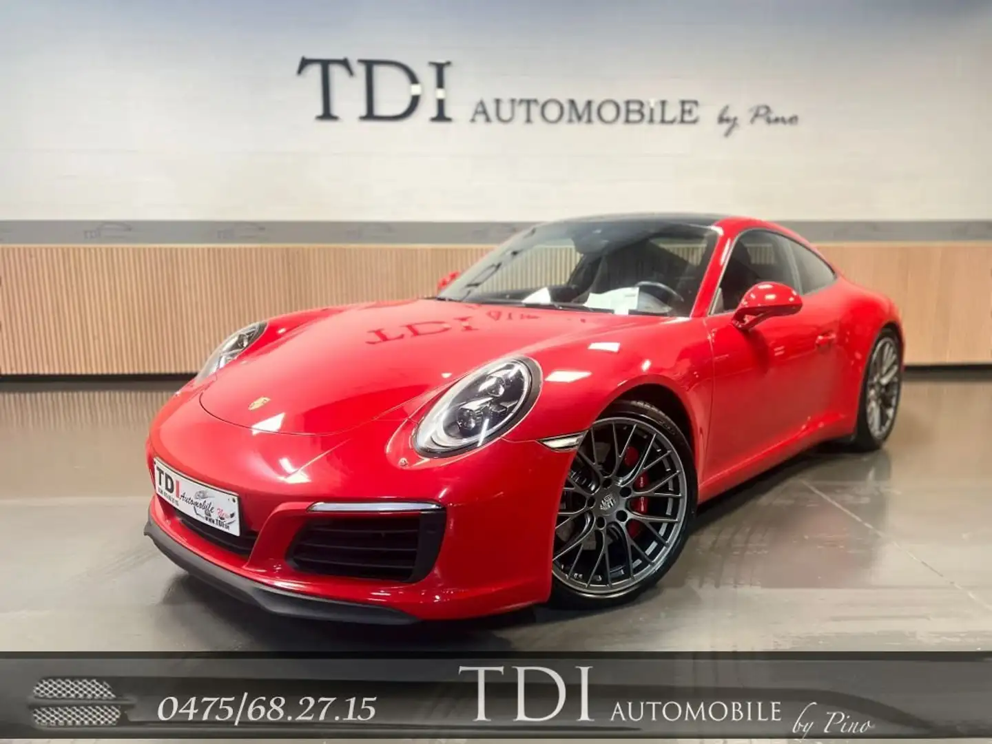 Porsche 911 *991.2*VERSION S *3.0 Turbo Coupé PDK*420CV*TVA Rot - 1