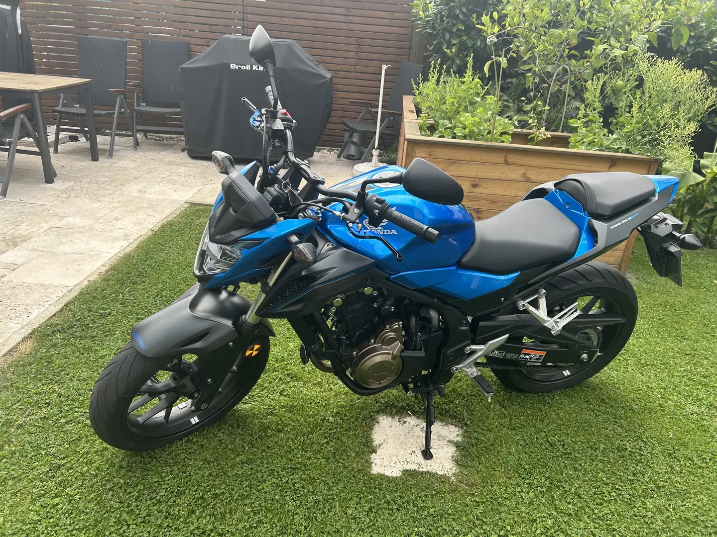 Honda CB 500 F Bleu - 2