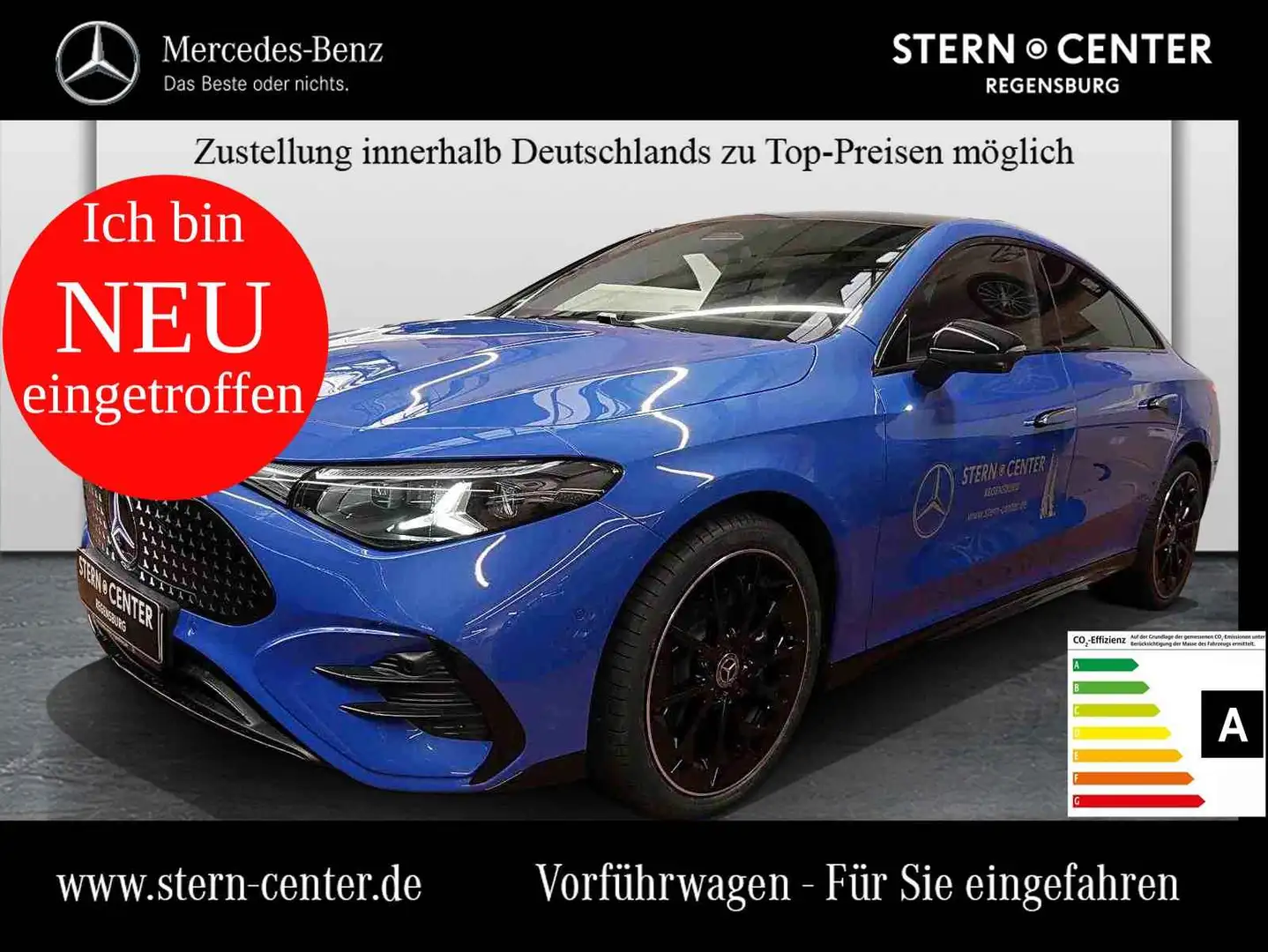 Mercedes-Benz CLA 250 + mit EQ Technologie AMG SHD MBeam AHK Blau - 1