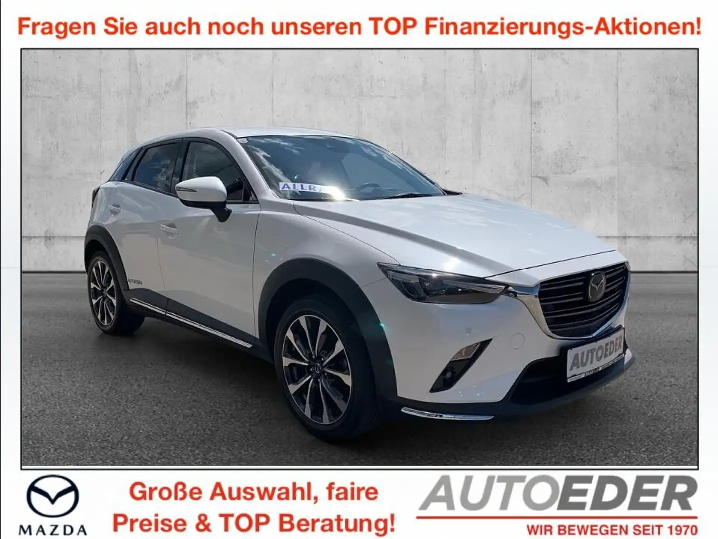Mazda CX-3 G150 AWD Revolution Top Weiß - 1