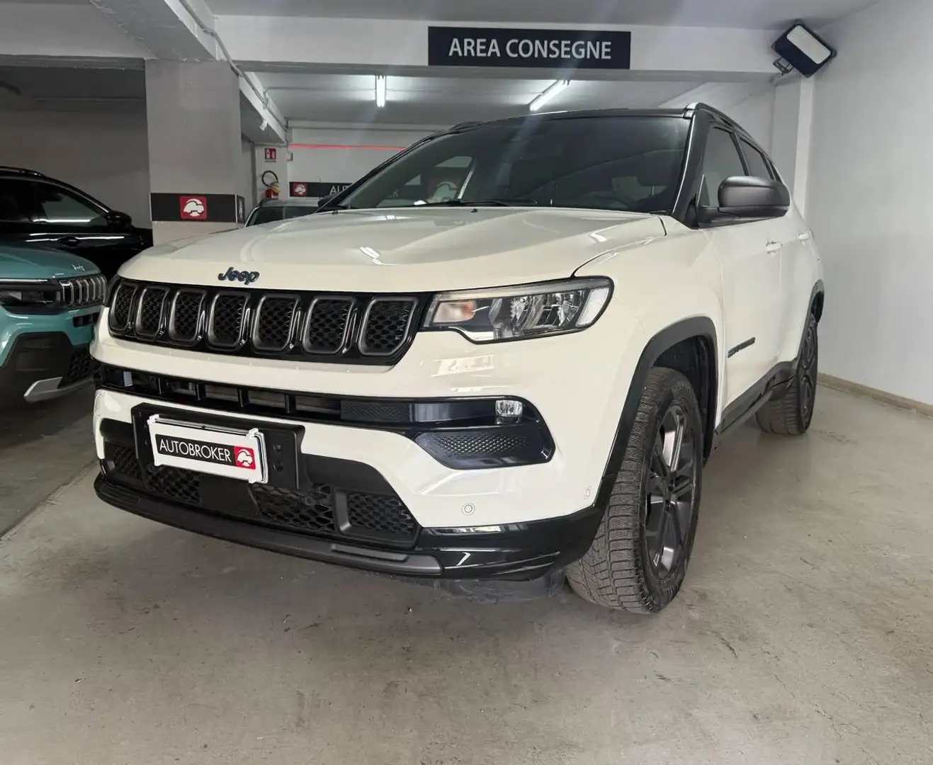 Jeep Compass 1.3 Turbo T4 190 CV PHEV AT6 4xe 80 anniversar. Bianco - 1