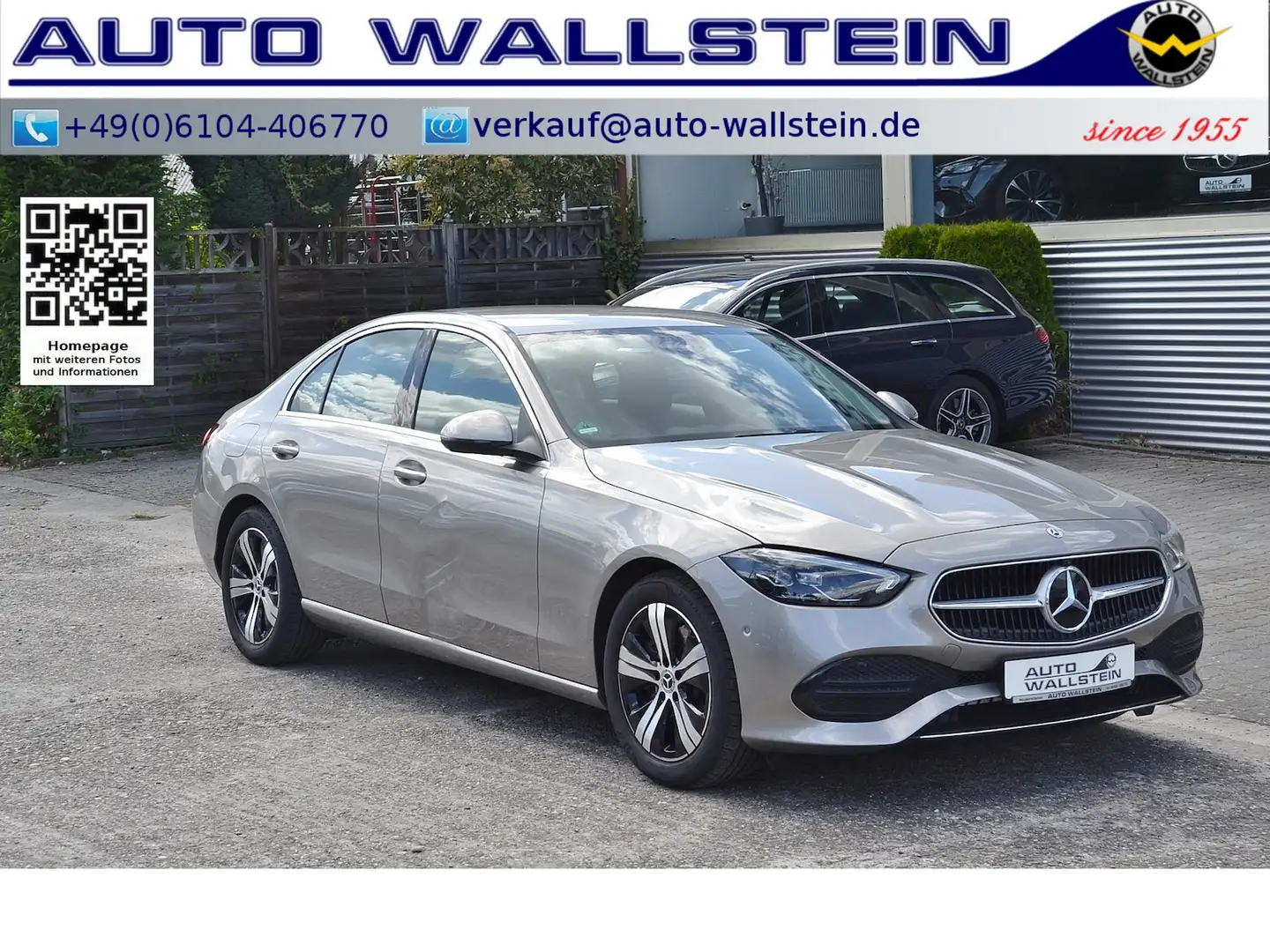 Mercedes-Benz C 220 d Avantgarde Advanced (Spur LED Park 360° Zilver - 1
