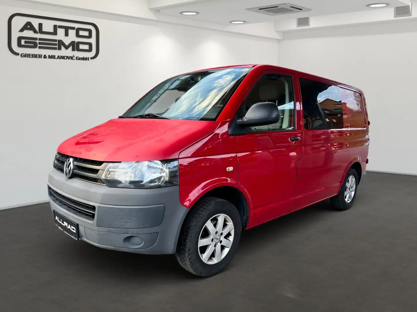 Volkswagen T5 Transporter 4Motion 6 Plätzer Rot - 1