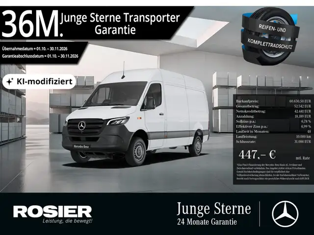 Mercedes-Benz Sprinter 319 CDI 4x4 Kasten PRO L2H2 AHK LED