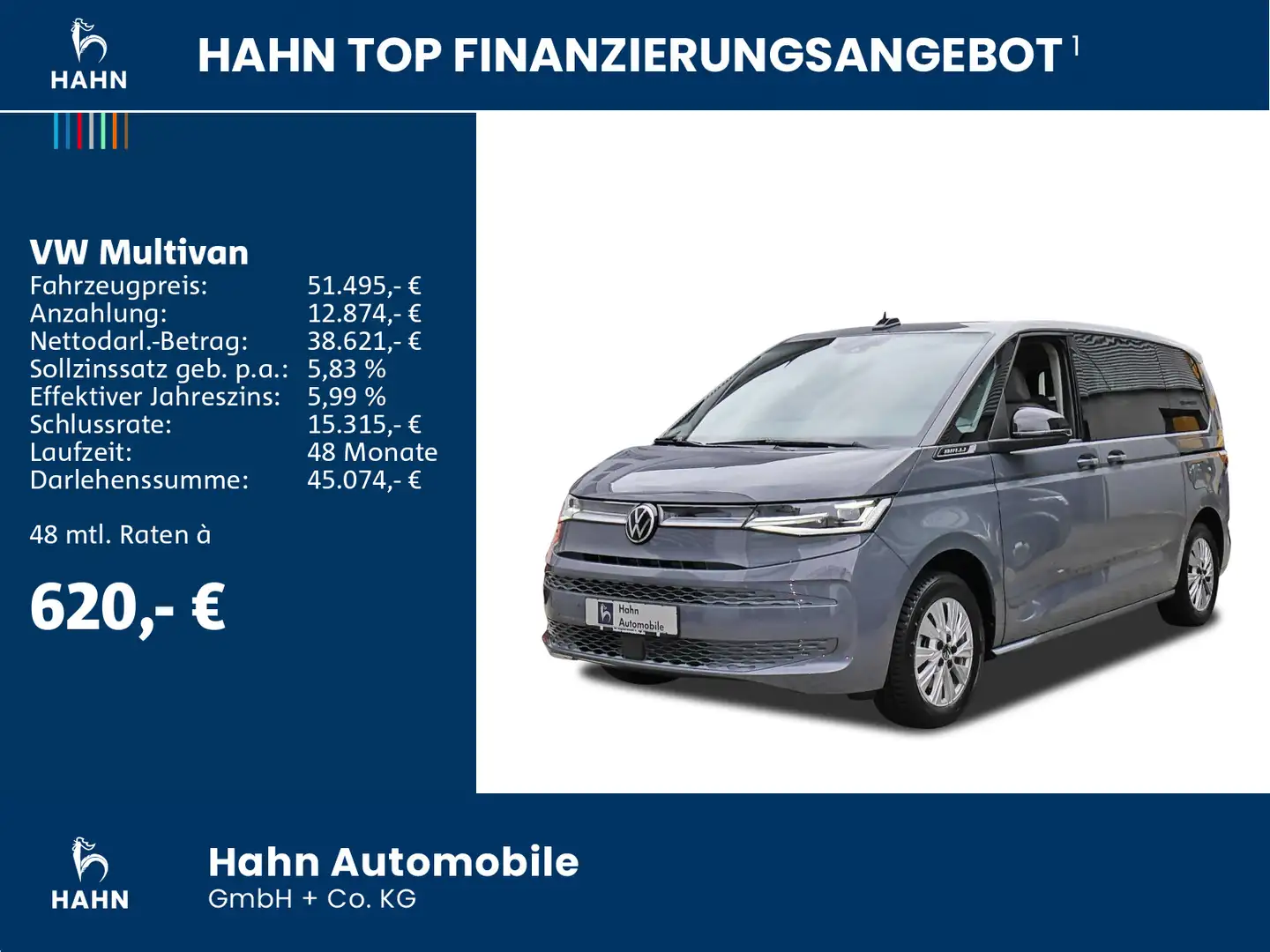 Volkswagen T7 Multivan T7 Multivan 2.0 TSI DSG Life 7-Sitzer AHK Navi Grau - 2