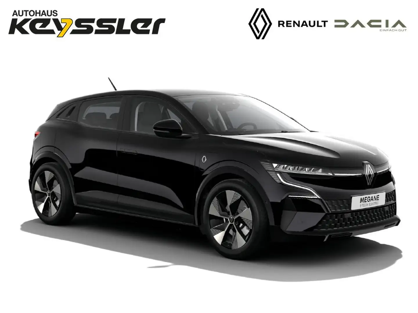 Renault Megane E-Tech 100% elektrisch 96 kW Equilibre Černá - 1