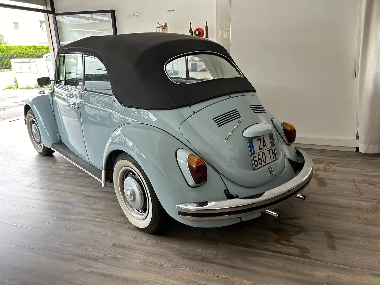 Volkswagen Maggiolino Vetro Piatto Blu/Azzurro - 2