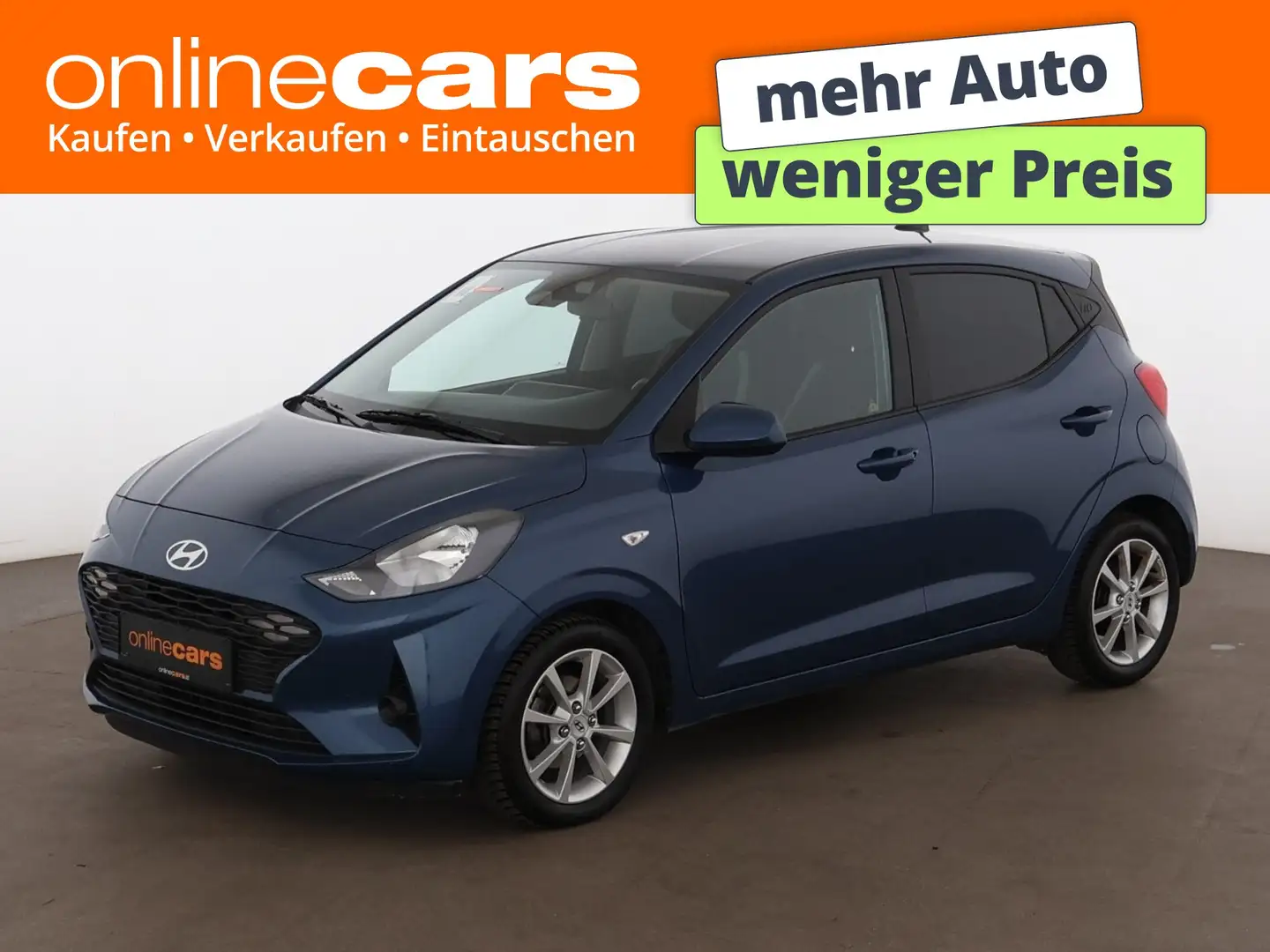 Hyundai i10 1.0 Select NAVI R-CAM SITZHZG ASSIST TEMP PDC Blau - 1