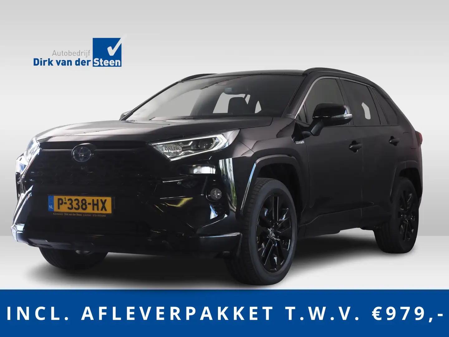 Toyota RAV 4 2.5 Hybrid Black Edition | 360° Camera | Dodehoekd Noir - 1