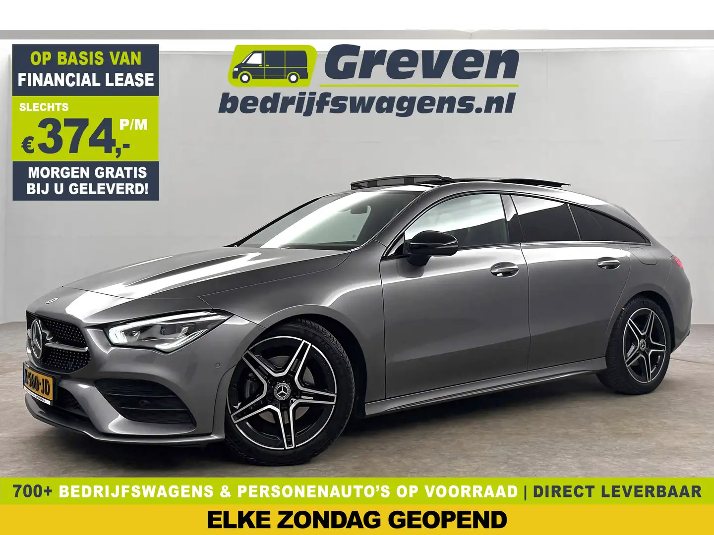 Mercedes-Benz CLA 180 AMG Pano LED Sfeer Camera Memory Carplay Virtual C Gris - 1