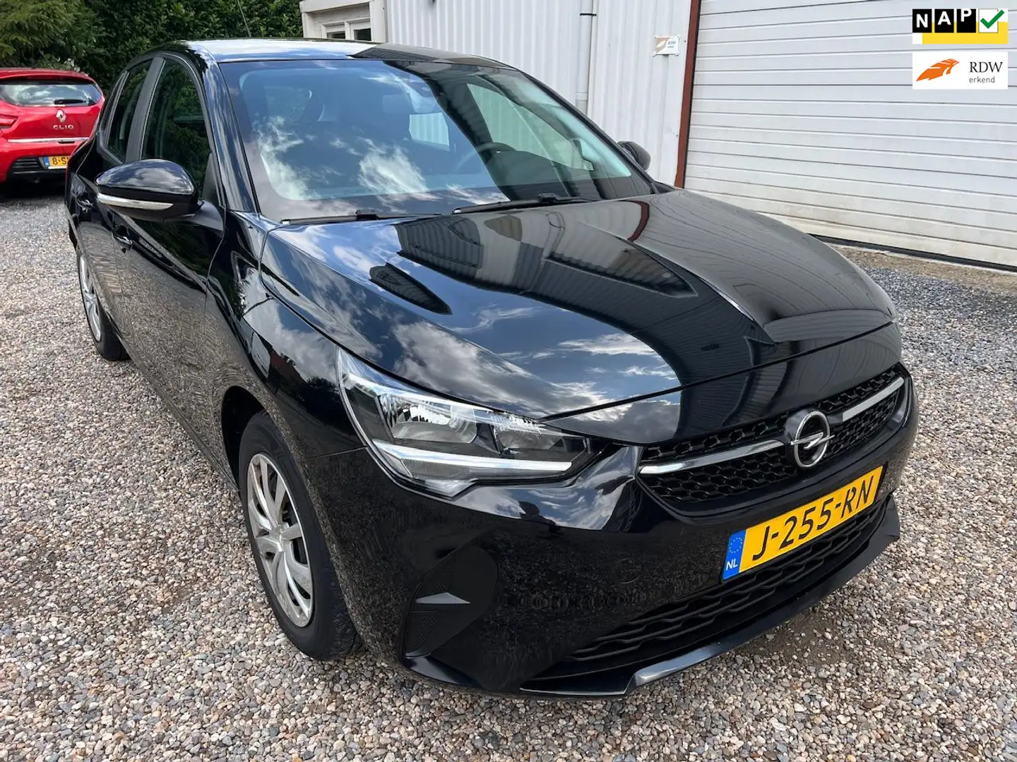 Opel Corsa 1.2 Edition ADAPTIVE-CRUISE.LINEASS.CARPLAY.NAP! Zwart - 1