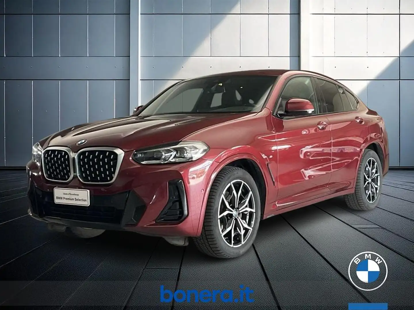 BMW X4 xdrive20d mhev 48V Msport auto Rood - 1