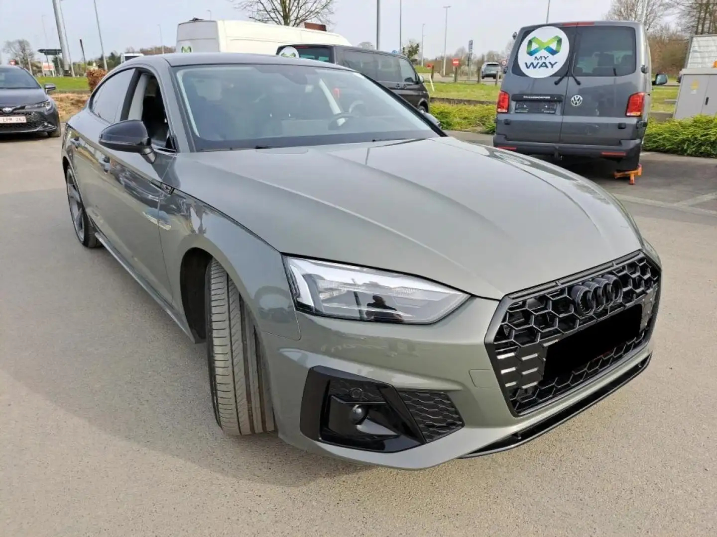 Audi A5 35 TFSI 150 S-Tronic Compétition avec Toit ouvrant Gris - 2