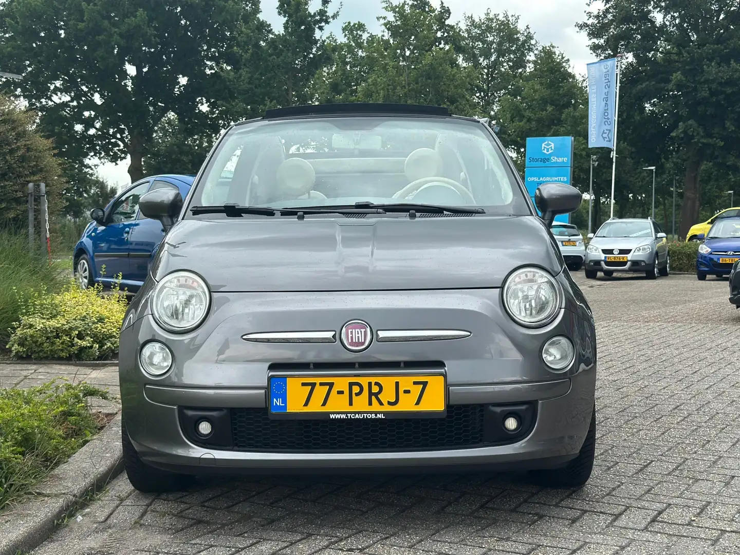 Fiat 500C 1.2 Pop AUTOMAAT cabriolet nap Gris - 2