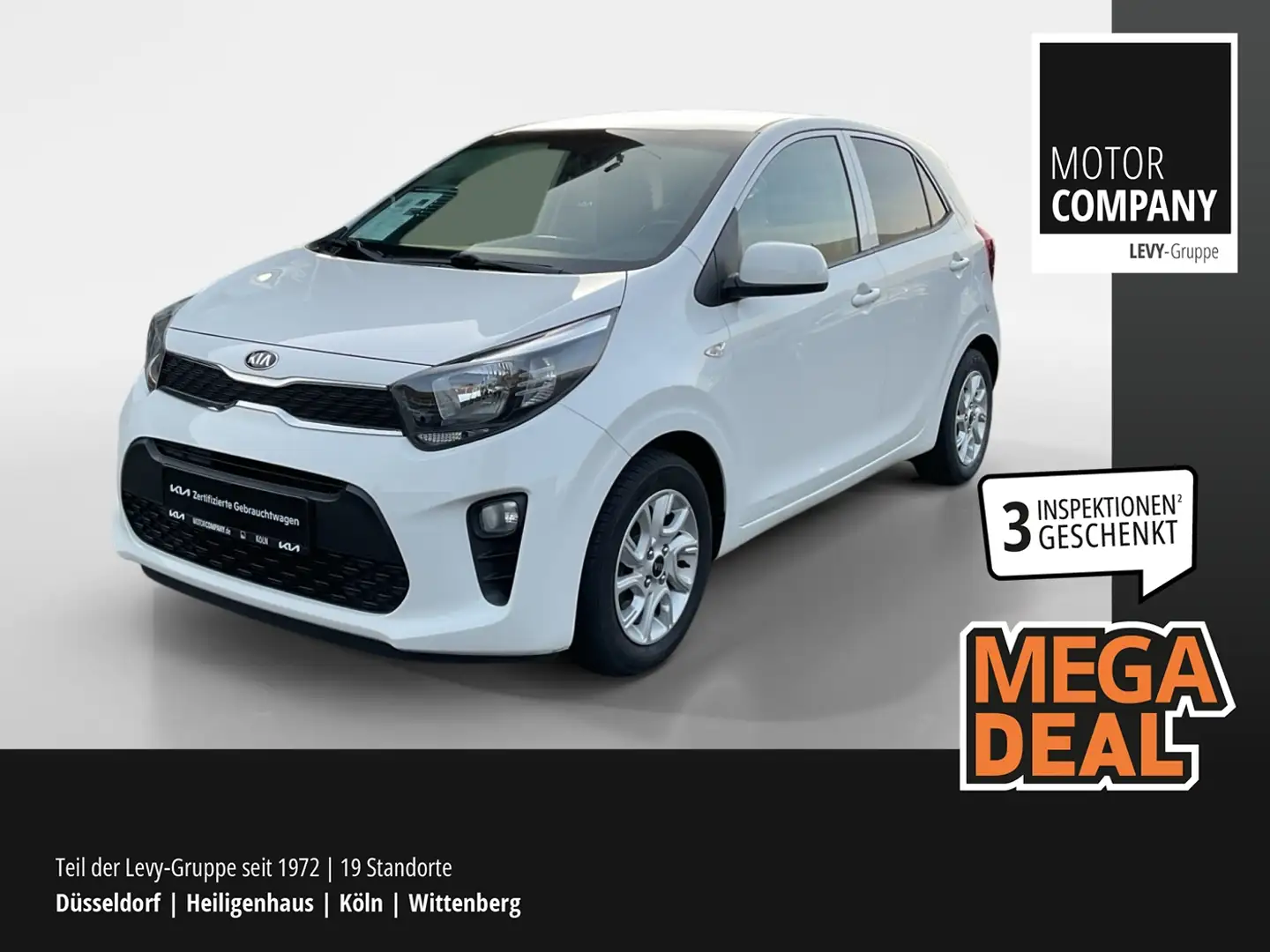 Kia Picanto 1.0 ISG Dream Team +Kam. +8fach +SHZ Blanco - 1