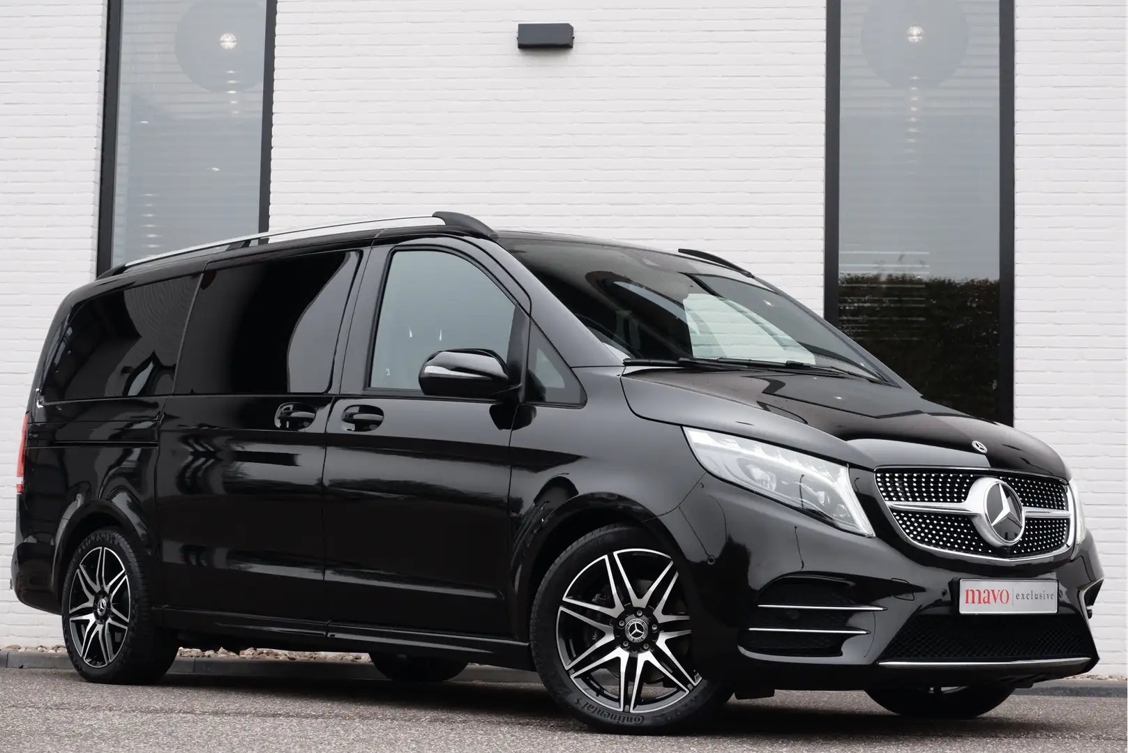 Mercedes-Benz V 250 250d / BPM VRIJ / Lang / AMG / DC / 2x Schuifdeur Zwart - 1
