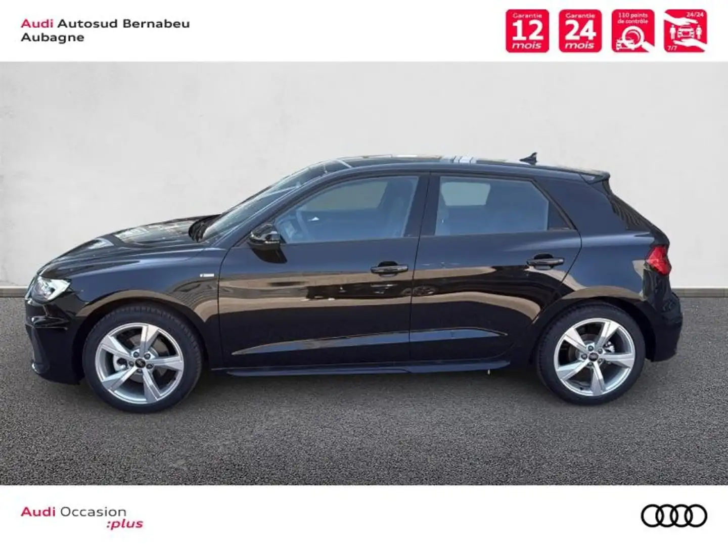 Audi A1 30 TFSI 116ch S line S tronic 7 Zwart - 2