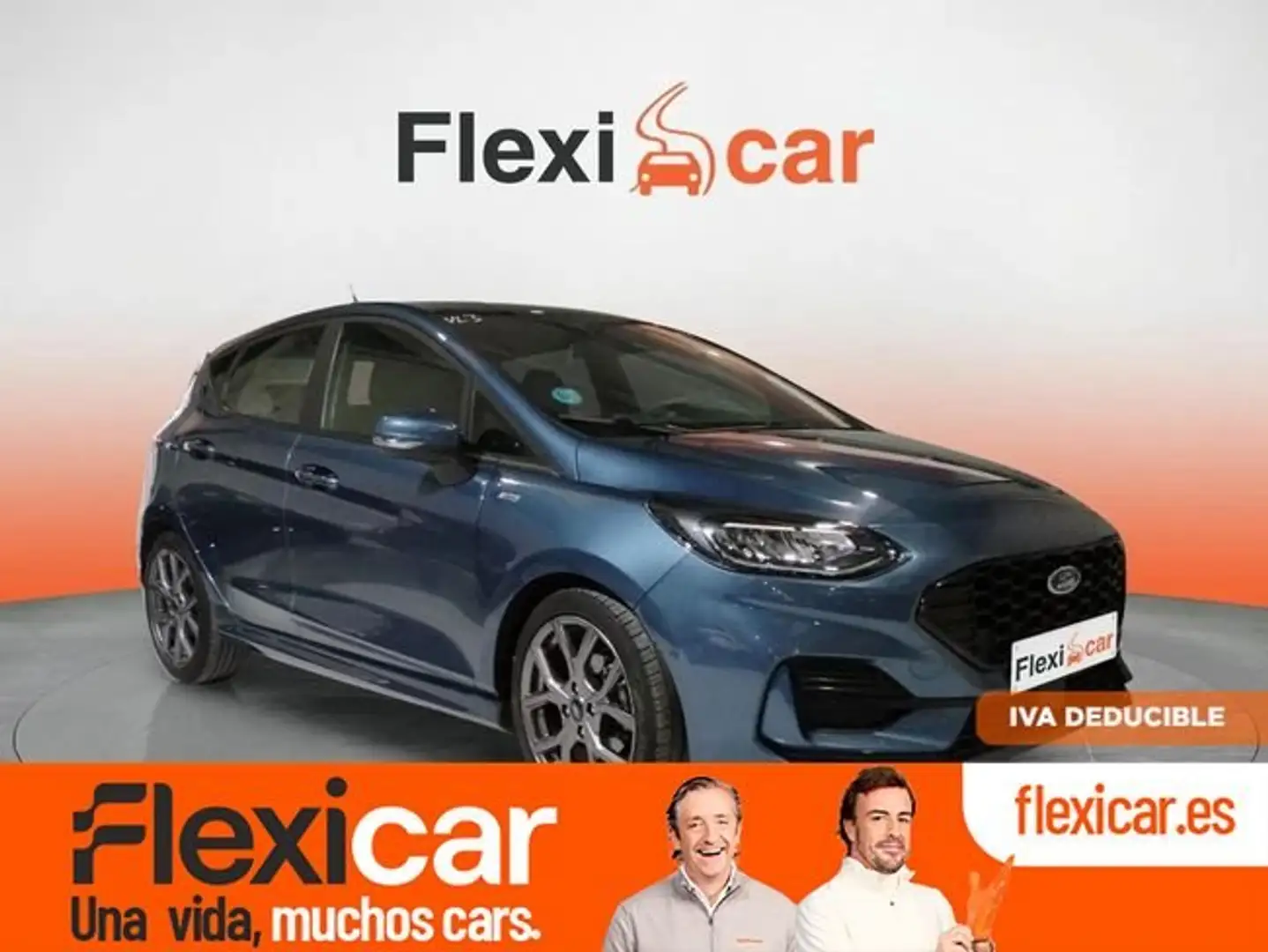 Ford Fiesta 1.0 EcoBoost MHEV 92kW(125CV) ST-Line 5p Bleu - 1