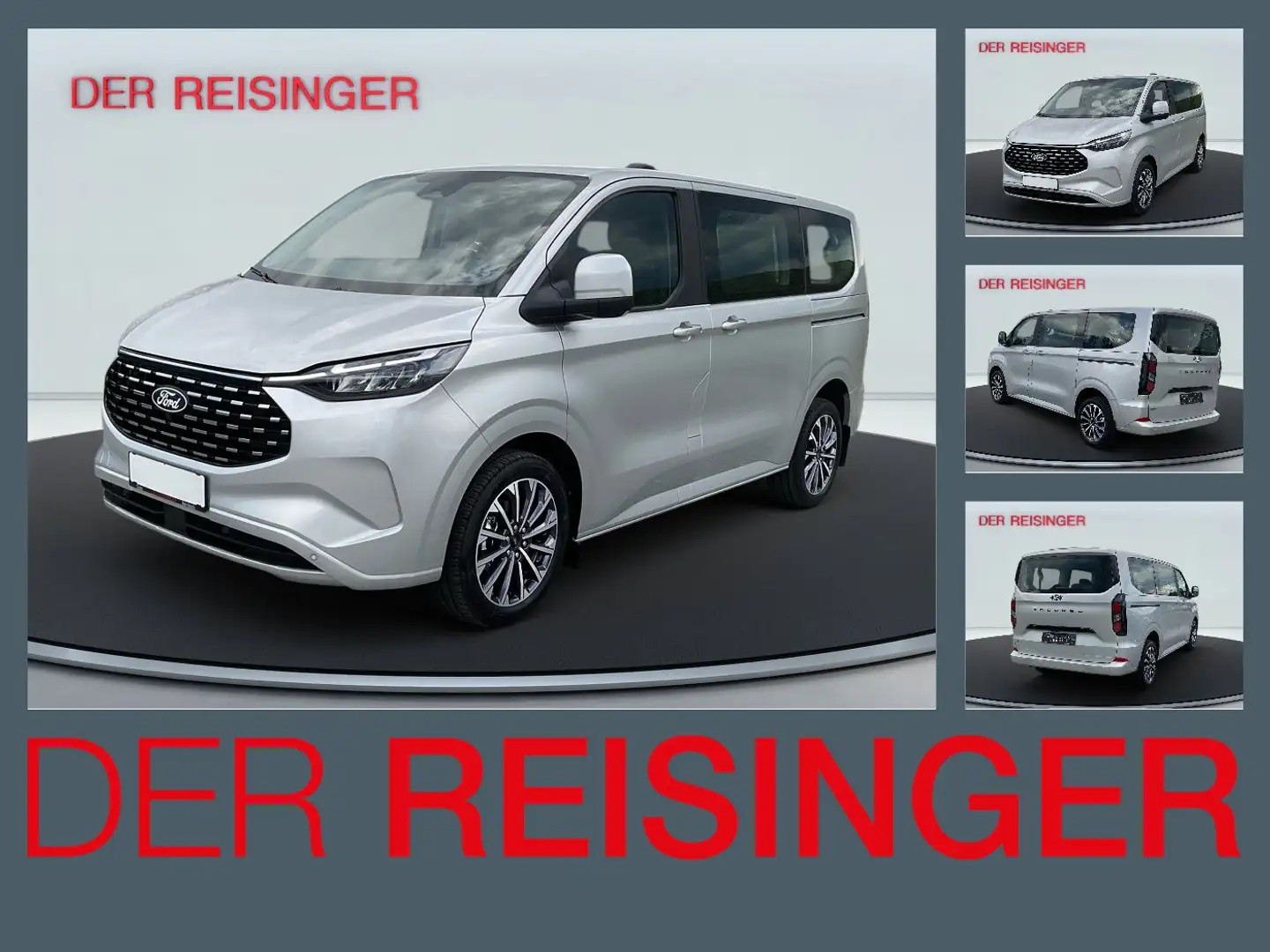 Ford Tourneo Custom PHEV L1 FWD Titanium Silber - 1