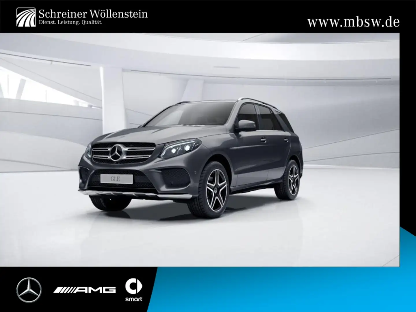 Mercedes-Benz GLE 350 d 4M AMG*Ambi*CarPlay*COM*AHK*AIR*Leder Grau - 1