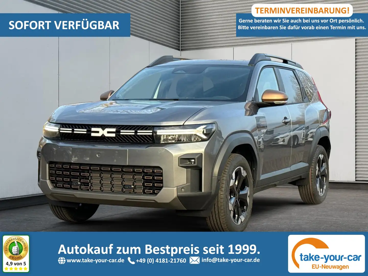 Dacia Bigster Extreme NAVI+el.HECKKLAPPE+PANO+KAMERA+18"ALU H... Grau - 1