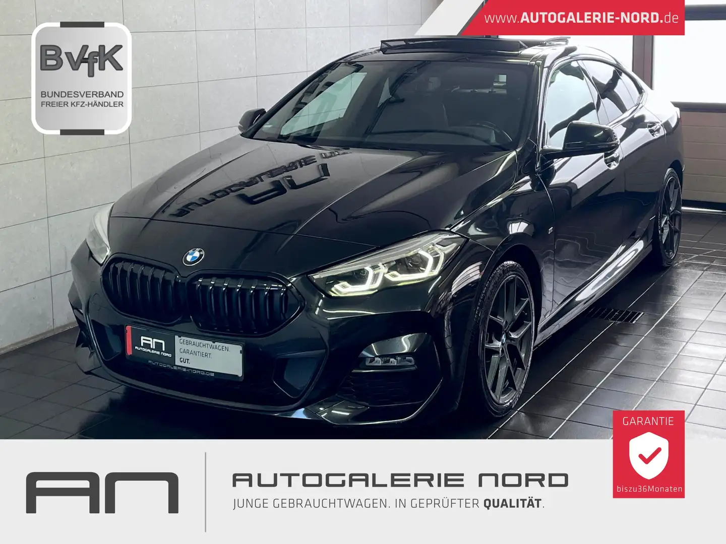 BMW 220 d xDrive M Sport+Comfort+Pano+Head-up Noir - 1