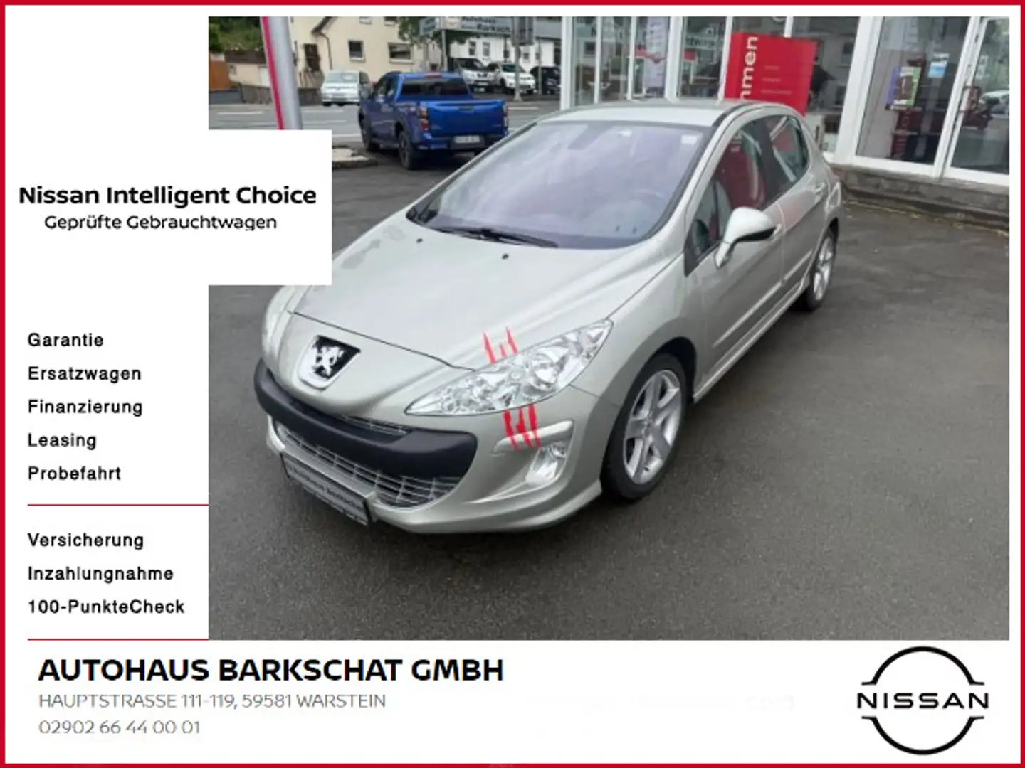 Peugeot 308 Sport Silber - 1
