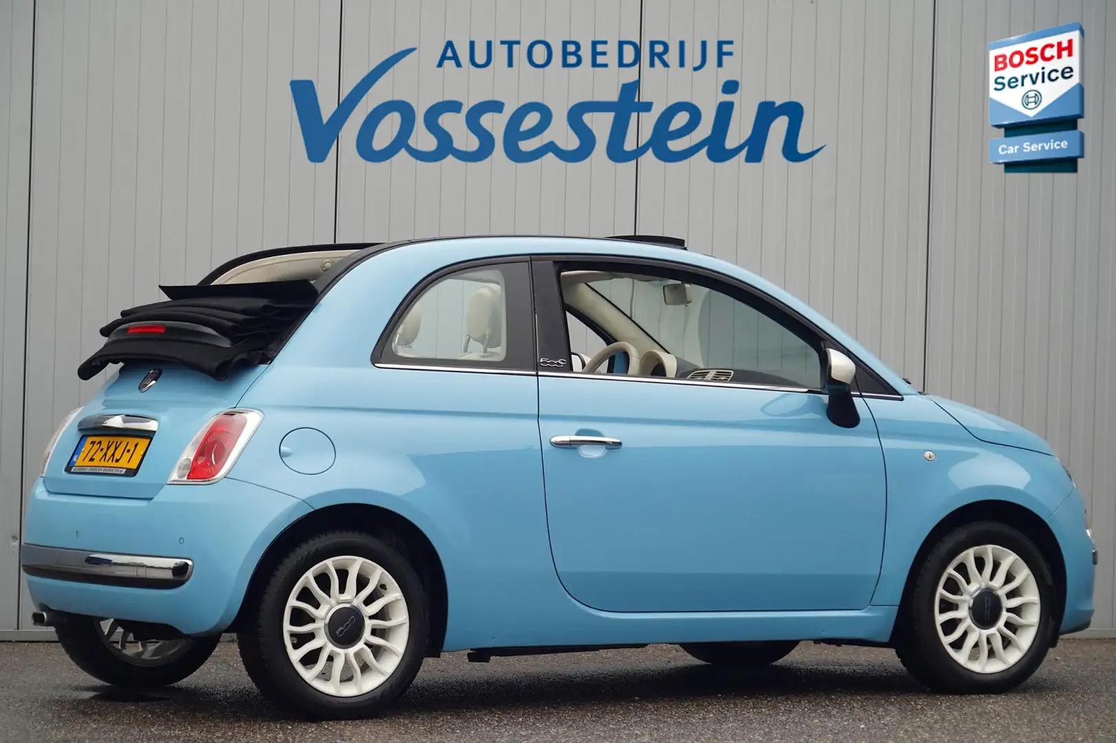 Fiat 500C 0.9 TwinAir Color Therapy / Cruise controle / Airc Blauw - 2