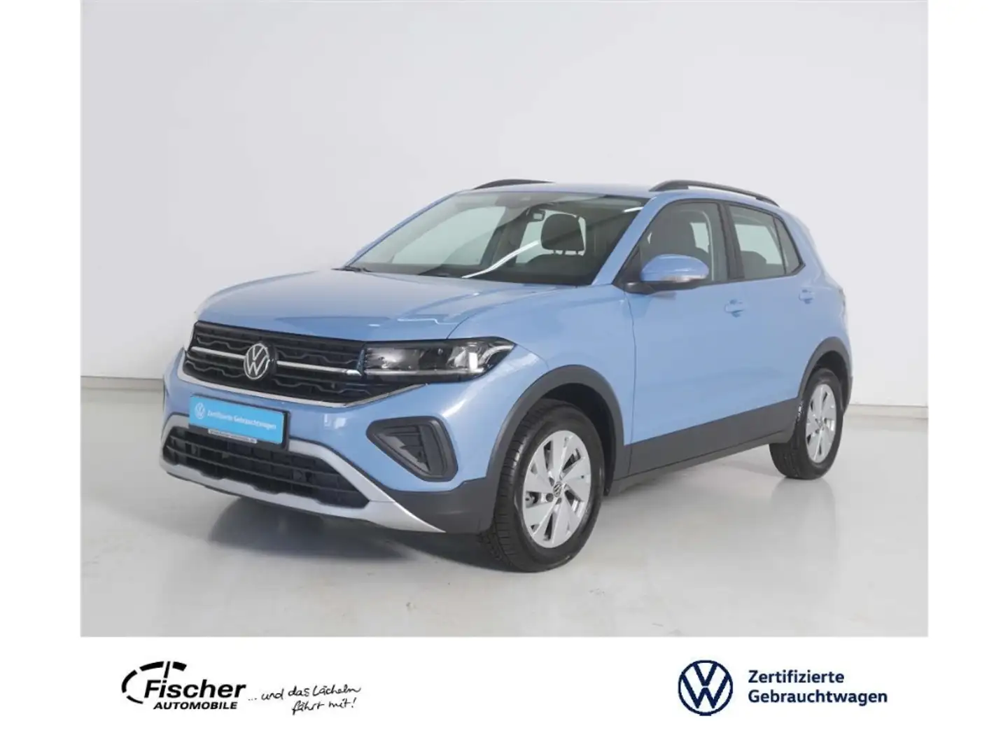 Volkswagen T-Cross 1.0 TSI Life 6-Gg. NAV/LED/ACC/Klima/SH Blau - 1