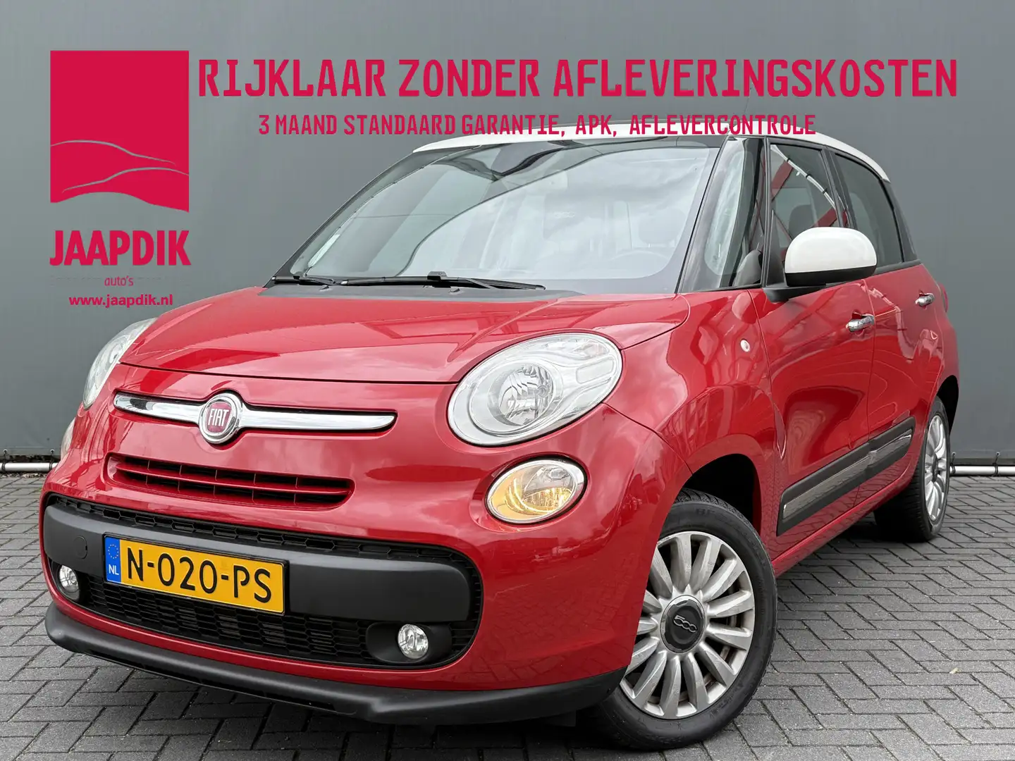 Fiat 500L BWJ 2013 0.9 105 PK TwinAir Lounge CLIMA | CRUISE Rouge - 1