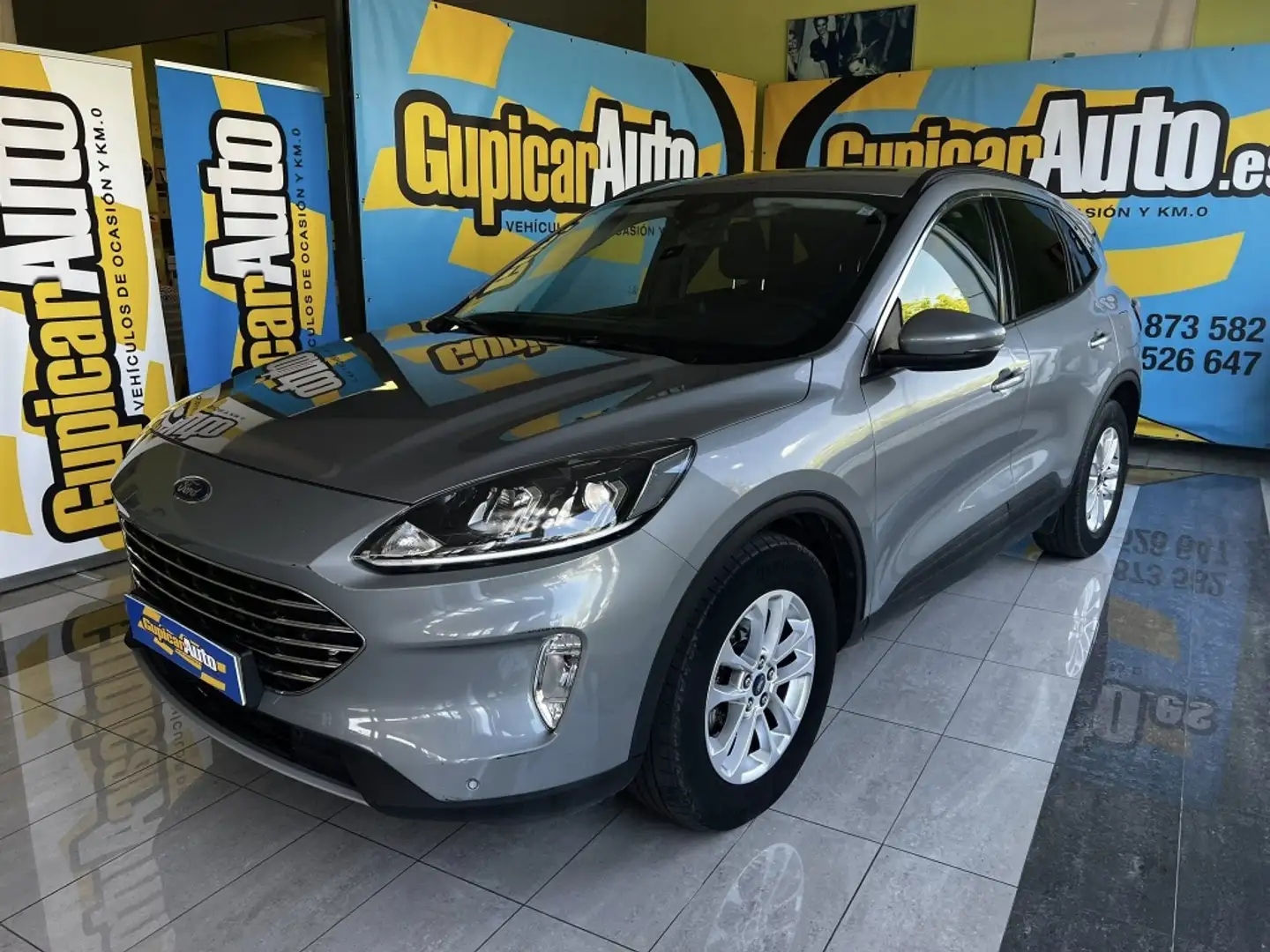 Ford Kuga 1.5 EcoBlue Titanium FWD 120 Aut. Gris - 1