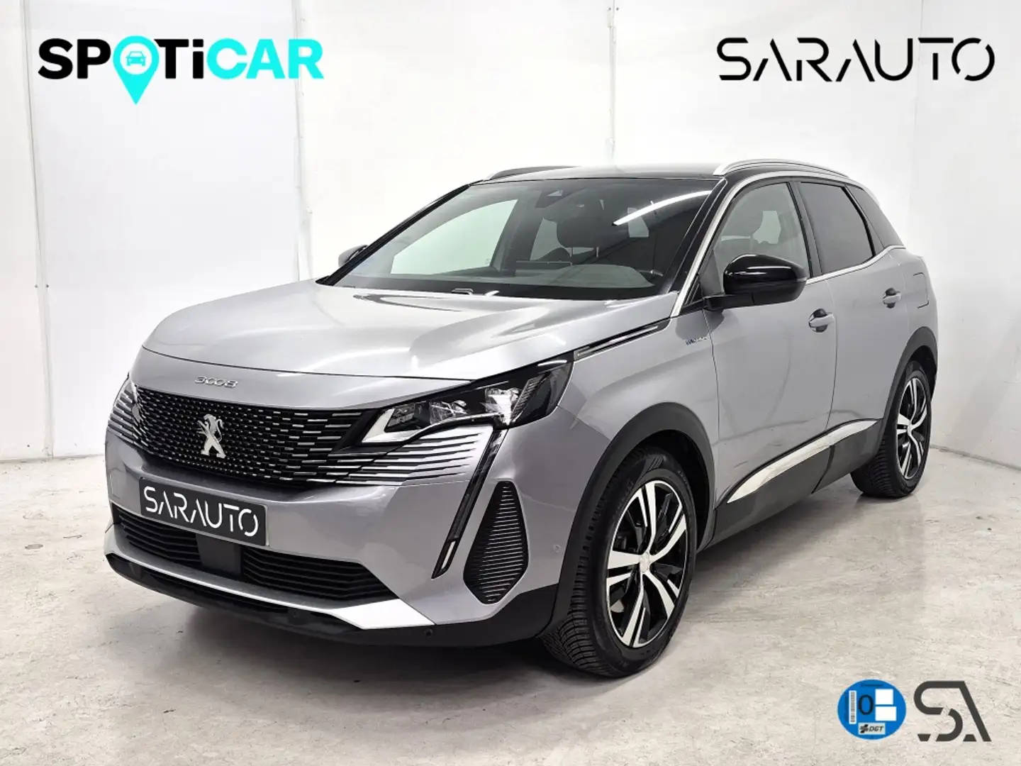 Peugeot 3008 HYB PHEV 300 GT AWD e-EAT8 Gris - 1