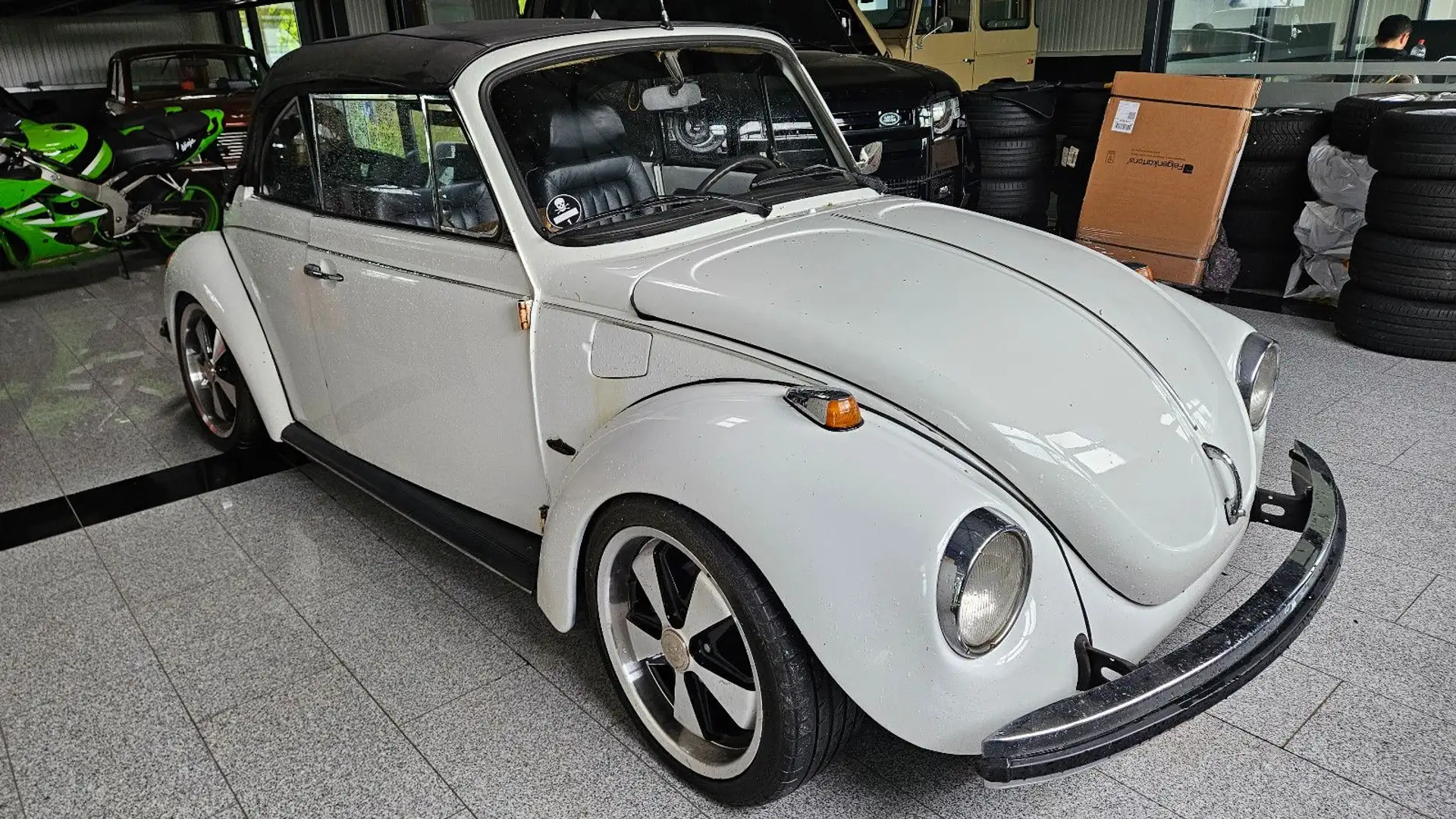 Volkswagen Käfer 1303,FUCHS FELGEN,LEDER Weiß - 1