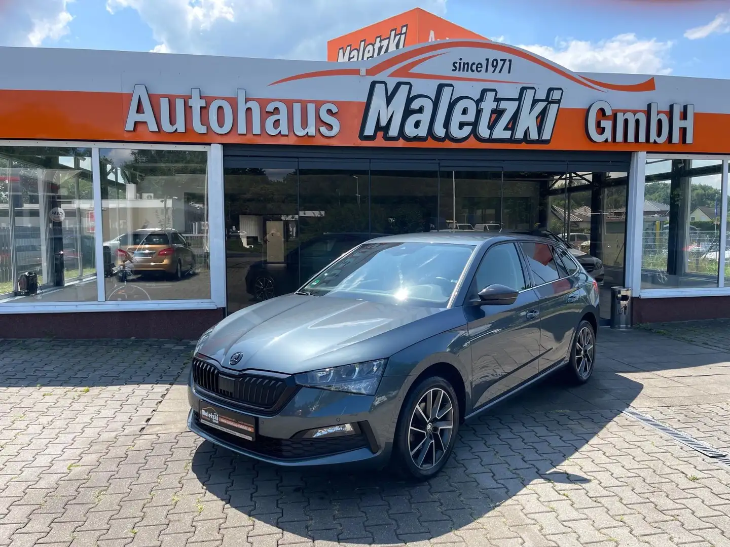 Skoda Scala 1.0 TSI Ambition*Lenk.Hz*El.AHK*Keyless* Grau - 1